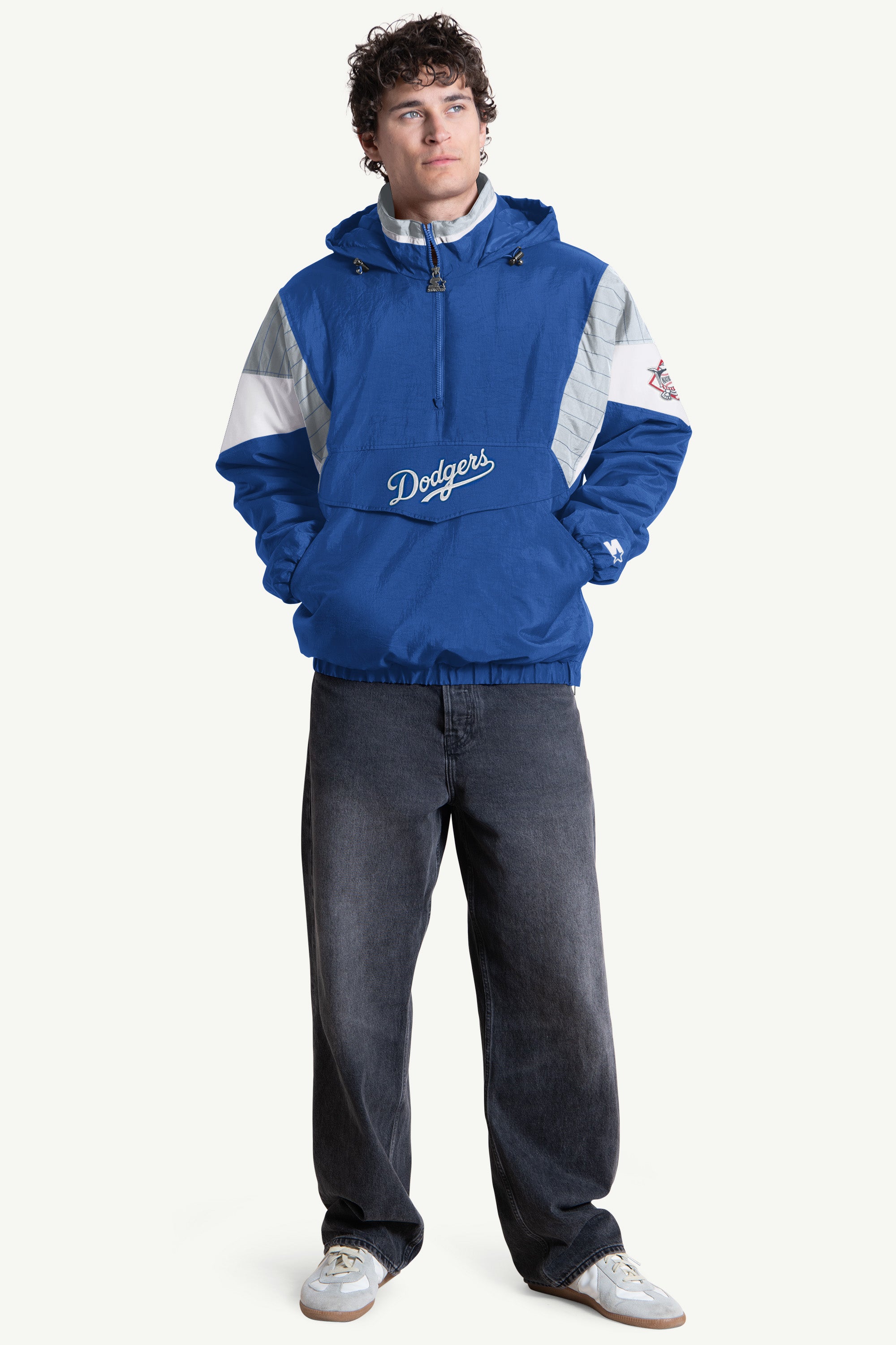 MENS LOS ANGELES DODGERS CRINKLE POPOVER View 3 | Los Angeles Dodgers MENS LOS ANGELES DODGERS CRINKLE POPOVER View 3 | Los Angeles Dodgers
