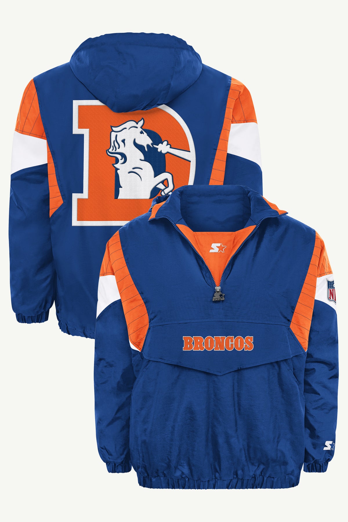 MENS DENVER BRONCOS BREAKAWAY JACKET View 1 | STARTER JACKETS MENS DENVER BRONCOS BREAKAWAY JACKET View 1 | STARTER JACKETS