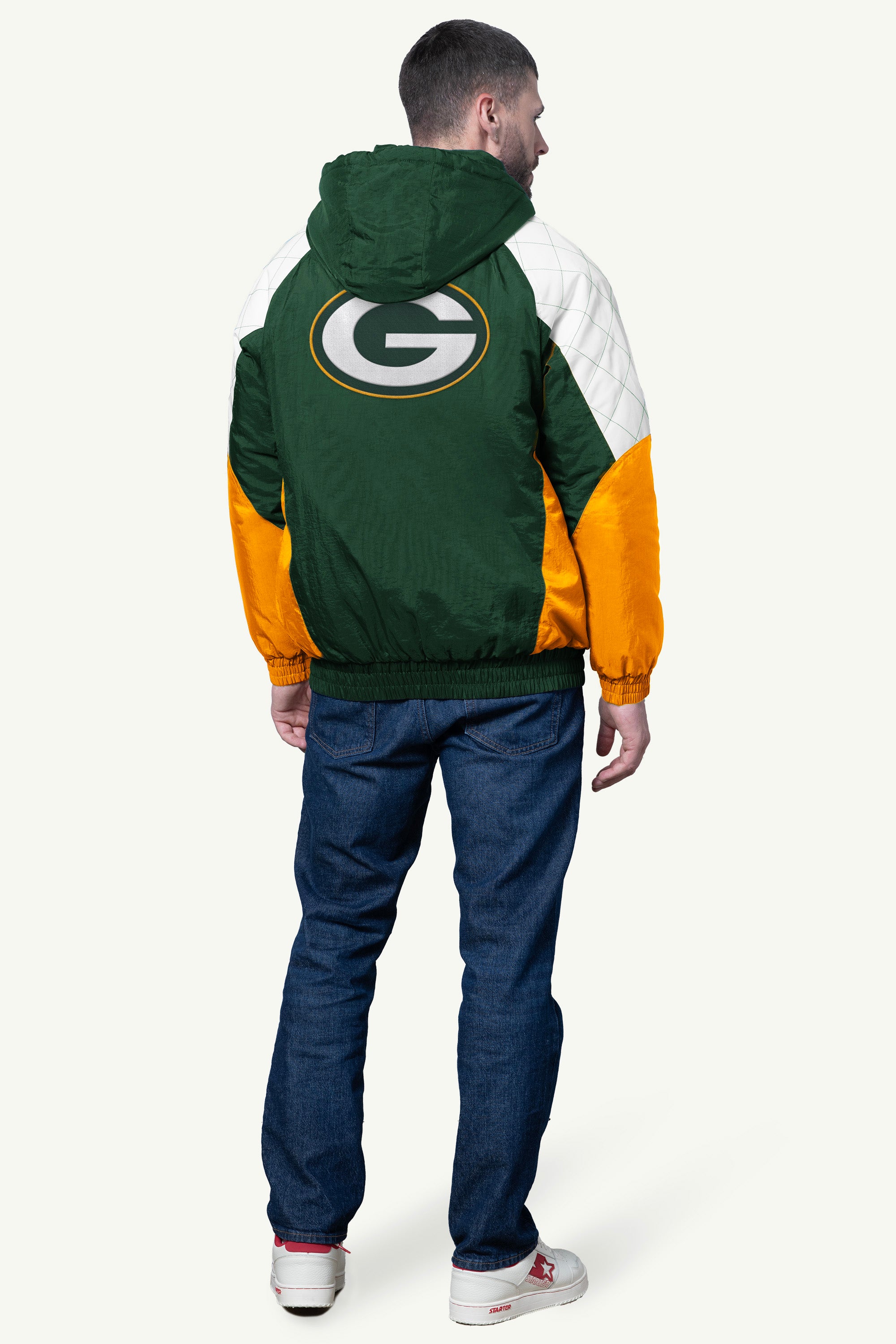 MENS GREEN BAY PACKERS NYLON JACKET View 2 | NFL MENS GREEN BAY PACKERS NYLON JACKET View 2 | NFL