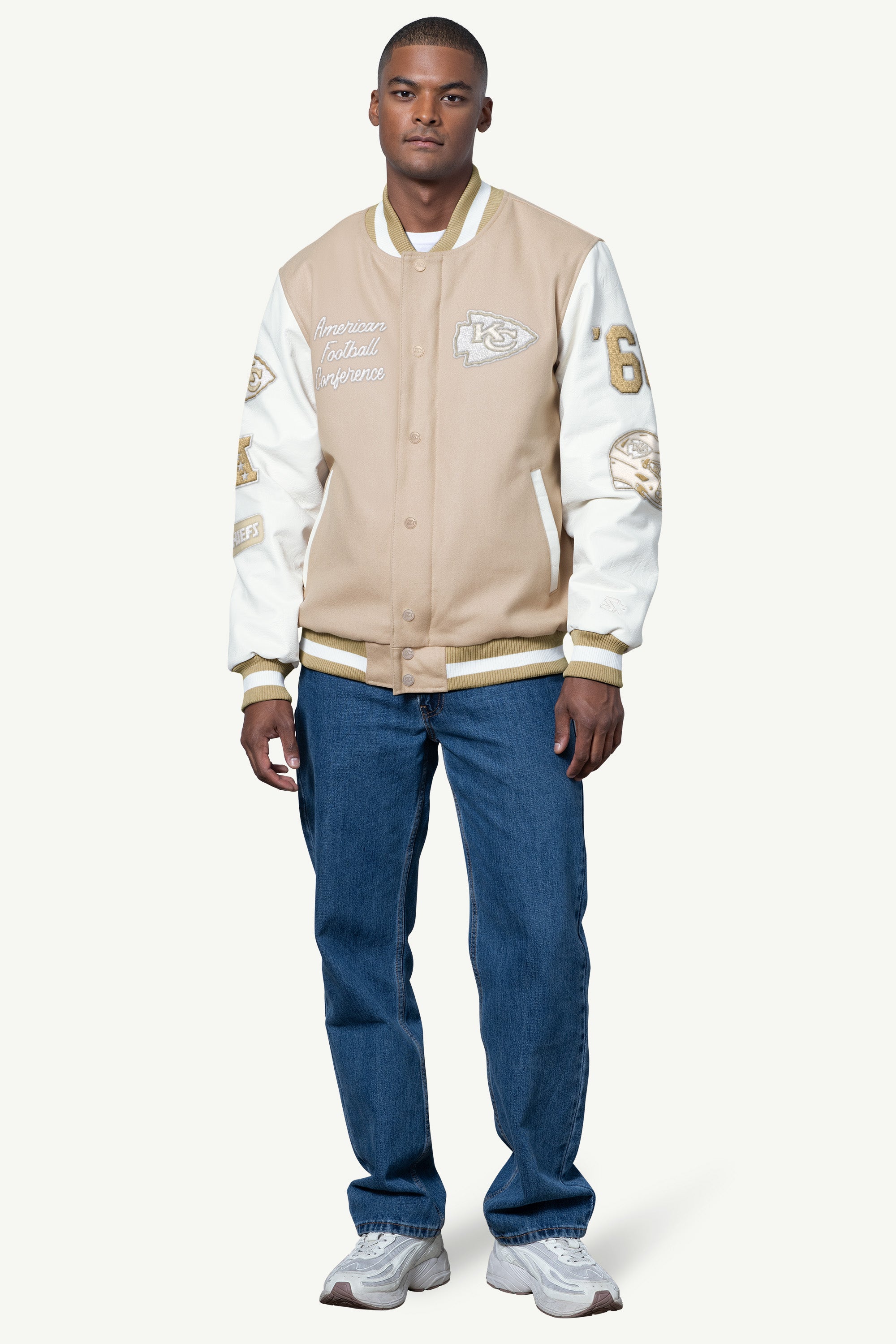 MENS KANSAS CITY CHIEFS VARSITY JACKET View 3 MENS KANSAS CITY CHIEFS VARSITY JACKET View 3