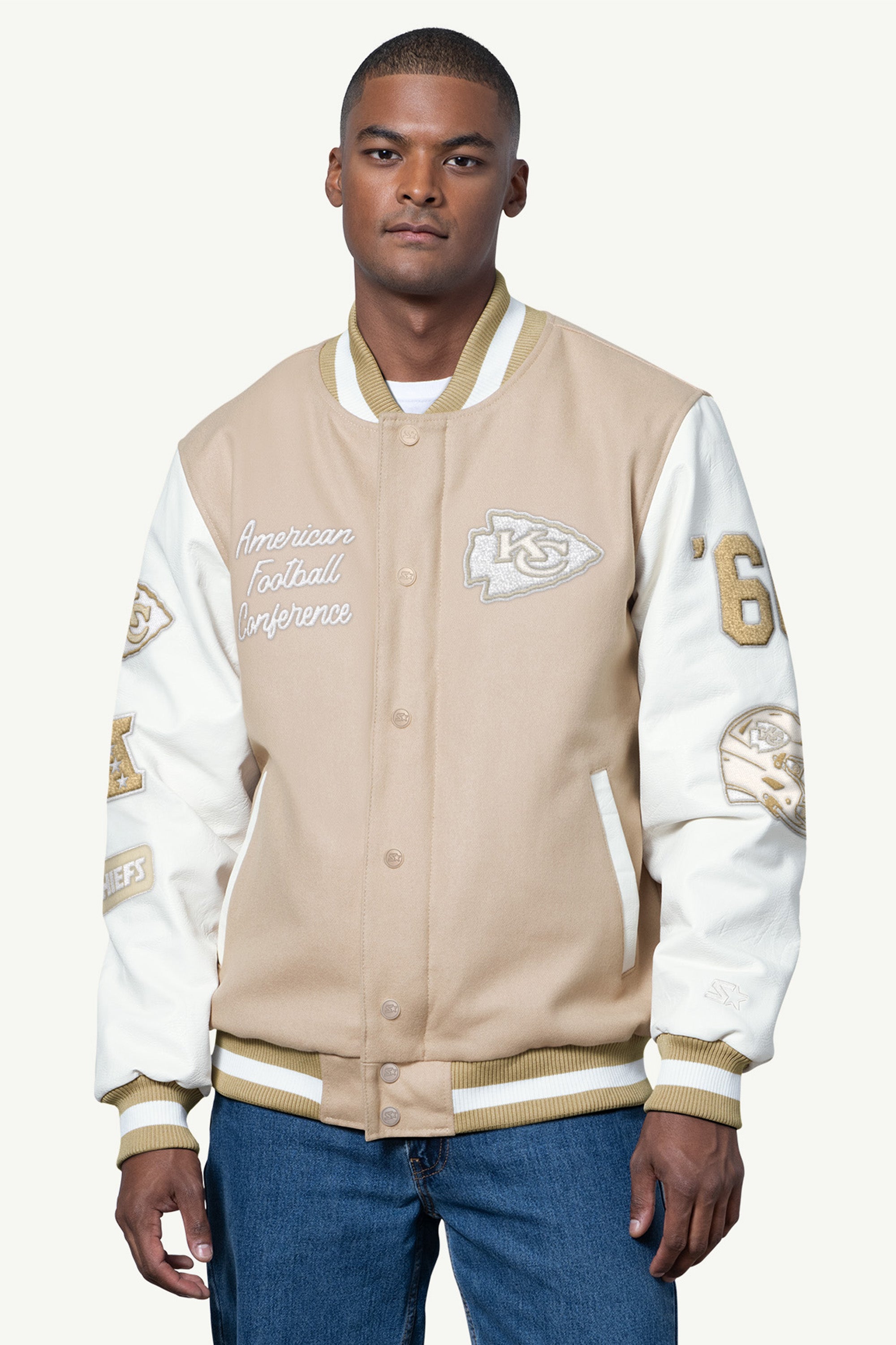 MENS KANSAS CITY CHIEFS VARSITY JACKET View 1 | Men's Hoodies MENS KANSAS CITY CHIEFS VARSITY JACKET View 1 | Men's Hoodies