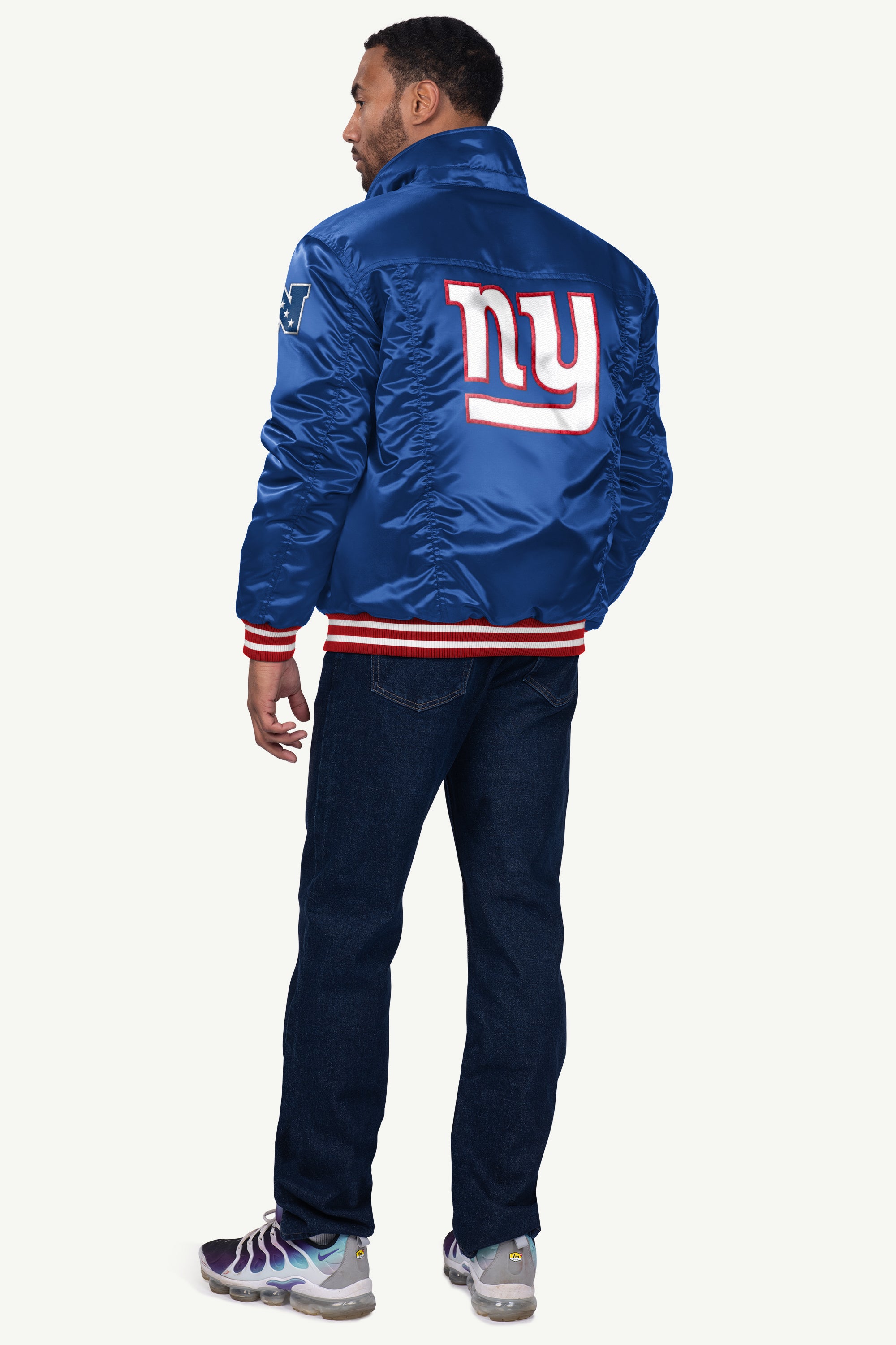STARTER X LEVI'S NEW YORK GIANTS SATIN FULL-SNAP JACKET View 2 STARTER X LEVI'S NEW YORK GIANTS SATIN FULL-SNAP JACKET View 2