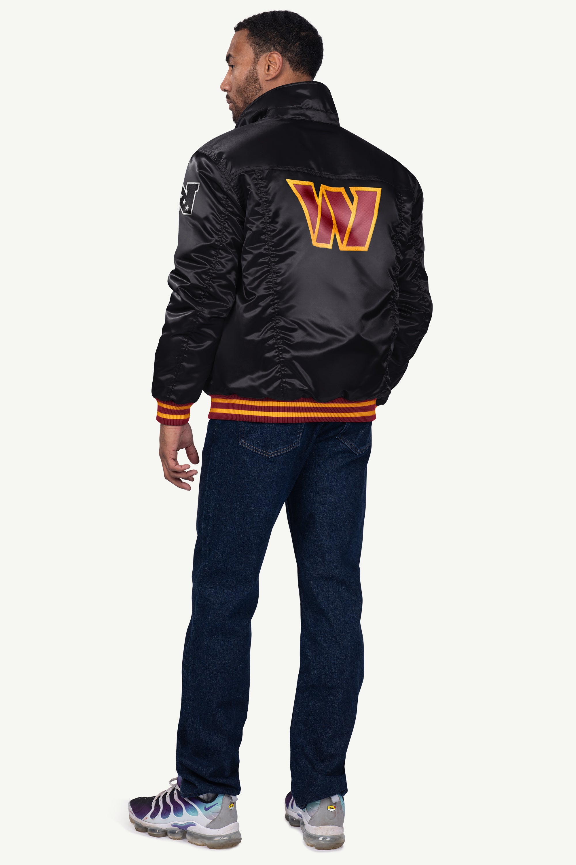 STARTER X LEVI'S WASHINGTON COMMANDERS SATIN FULL-SNAP JACKET View 2 STARTER X LEVI'S WASHINGTON COMMANDERS SATIN FULL-SNAP JACKET View 2
