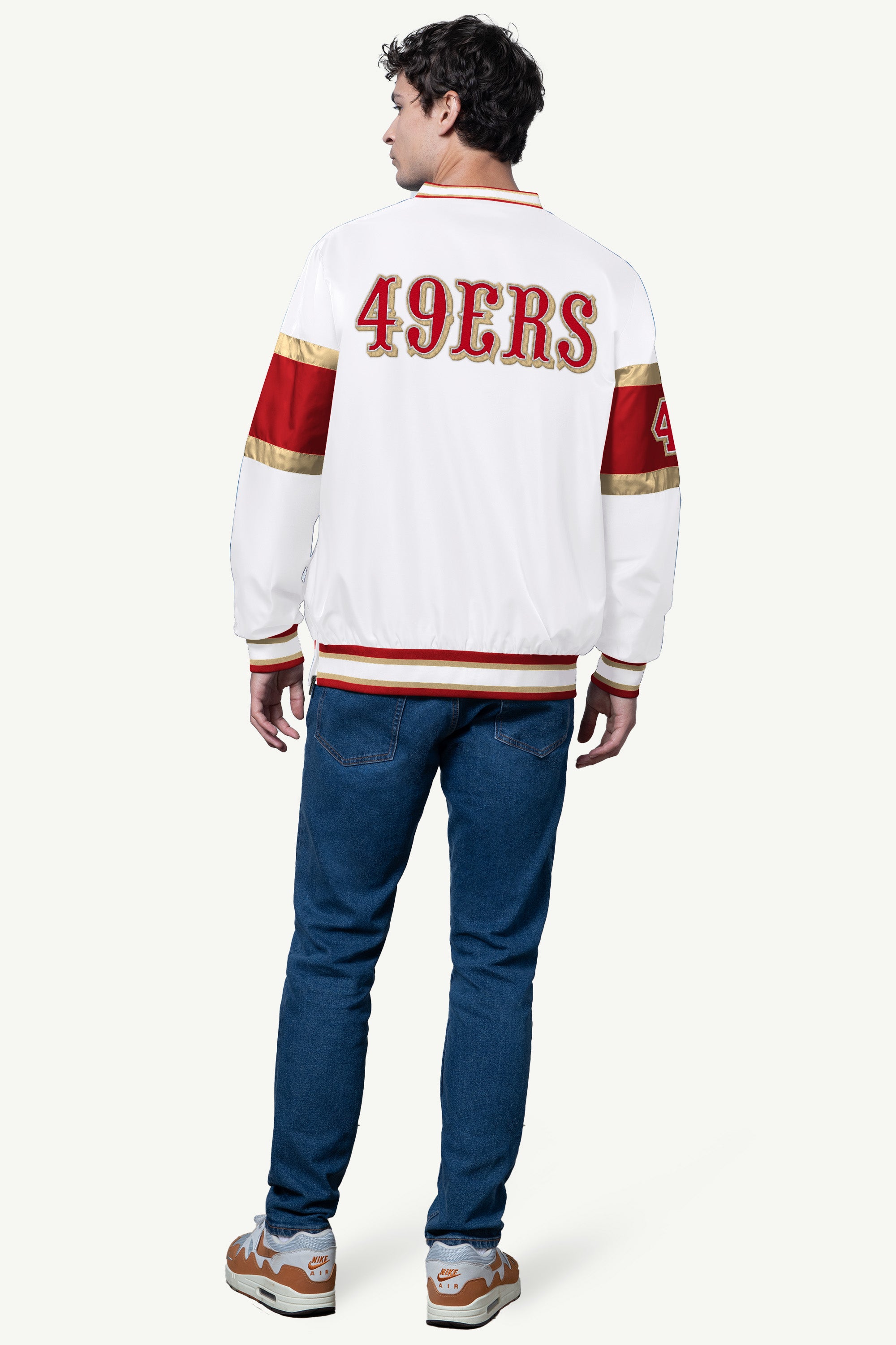 MENS SAN FRANCISCO 49ERS V NECK PULLOVER View 2 | Men's Jackets MENS SAN FRANCISCO 49ERS V NECK PULLOVER View 2 | Men's Jackets