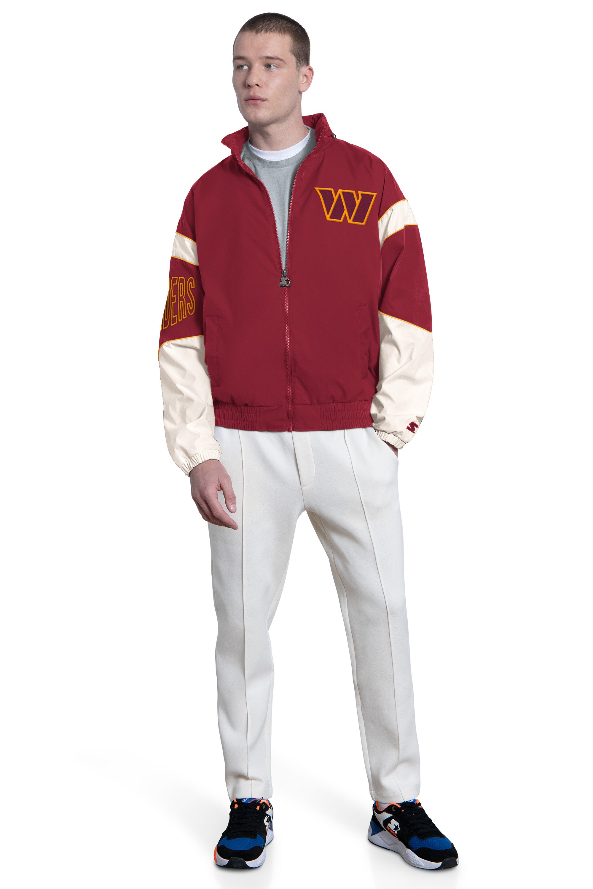 MENS WASHINGTON COMMANDERS THE GUST FULL ZIP JACKET View 4 MENS WASHINGTON COMMANDERS THE GUST FULL ZIP JACKET View 4