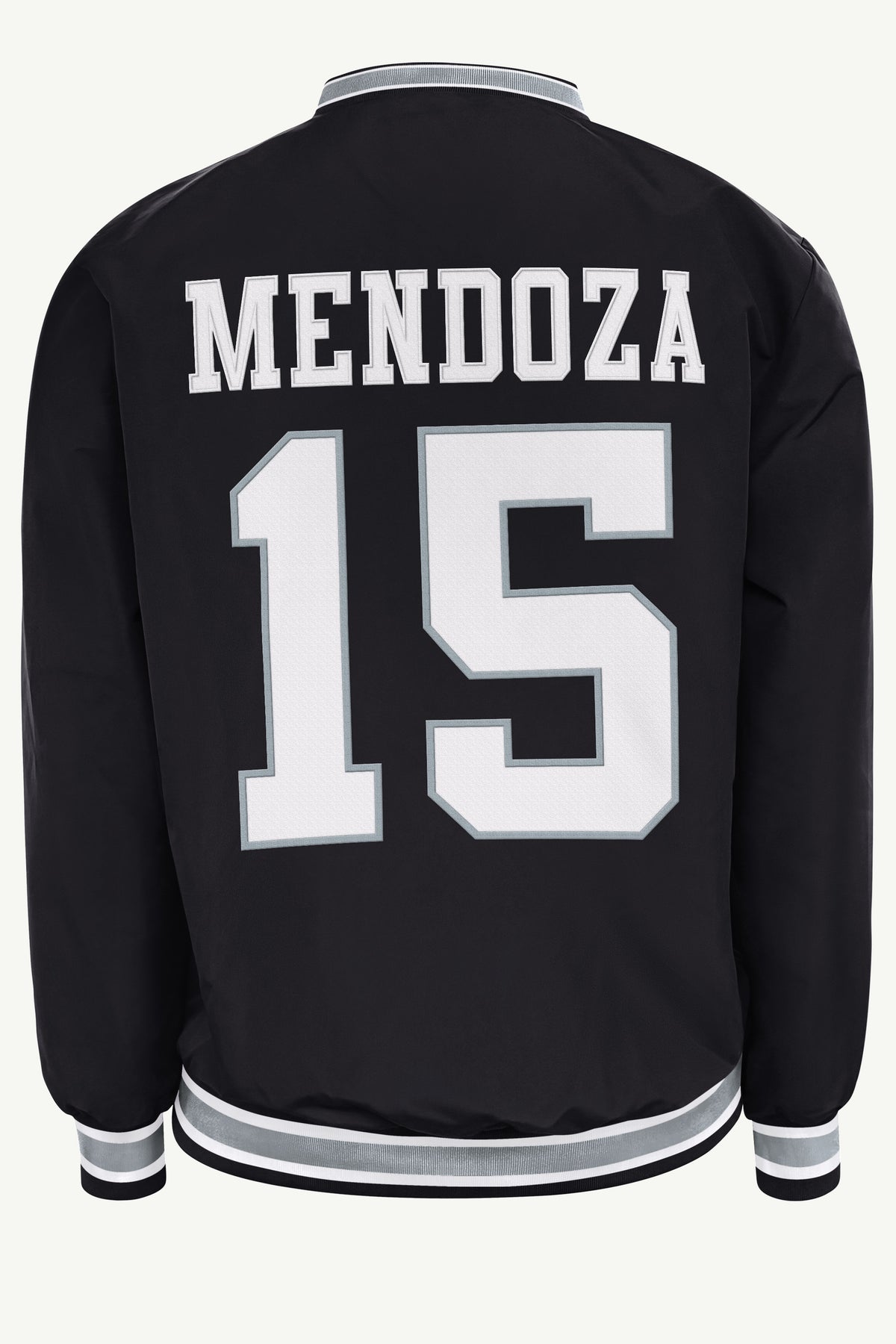 FERNANDO MENDOZA LAS VEGAS RAIDERS PLAYER PULLOVER JACKET View 3 FERNANDO MENDOZA LAS VEGAS RAIDERS PLAYER PULLOVER JACKET View 3
