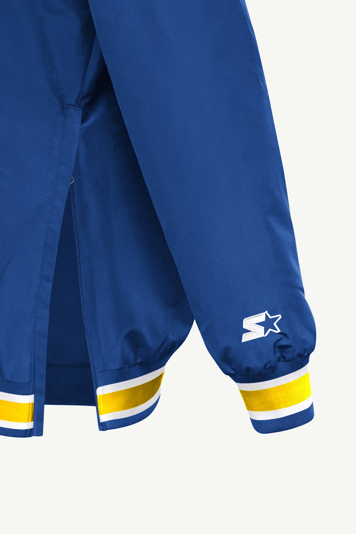 MATTHEW STAFFORD LOS ANGELES RAMS PLAYER PULLOVER JACKET View 4 MATTHEW STAFFORD LOS ANGELES RAMS PLAYER PULLOVER JACKET View 4