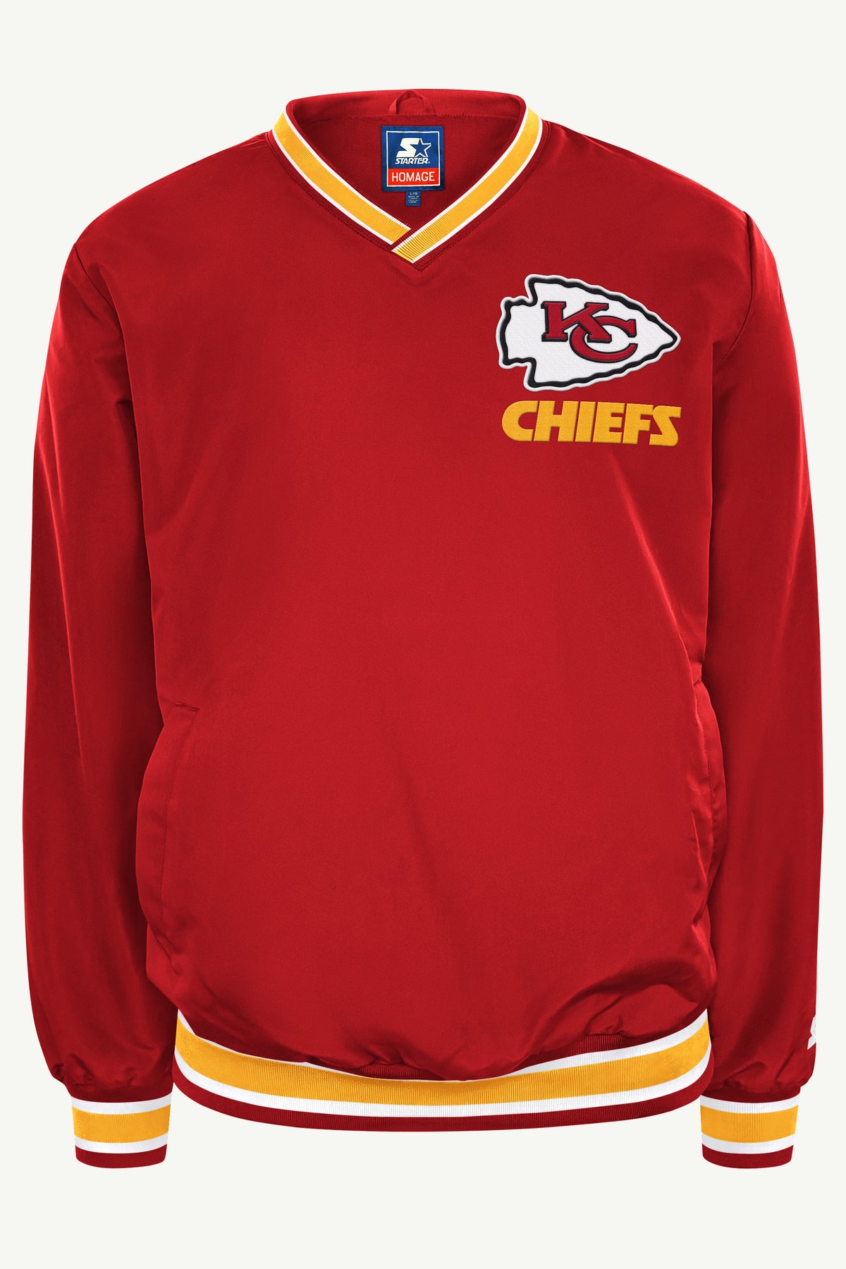 PATRICK MAHOMES KANSAS CITY CHIEFS PLAYER PULLOVER JACKET View 2 PATRICK MAHOMES KANSAS CITY CHIEFS PLAYER PULLOVER JACKET View 2