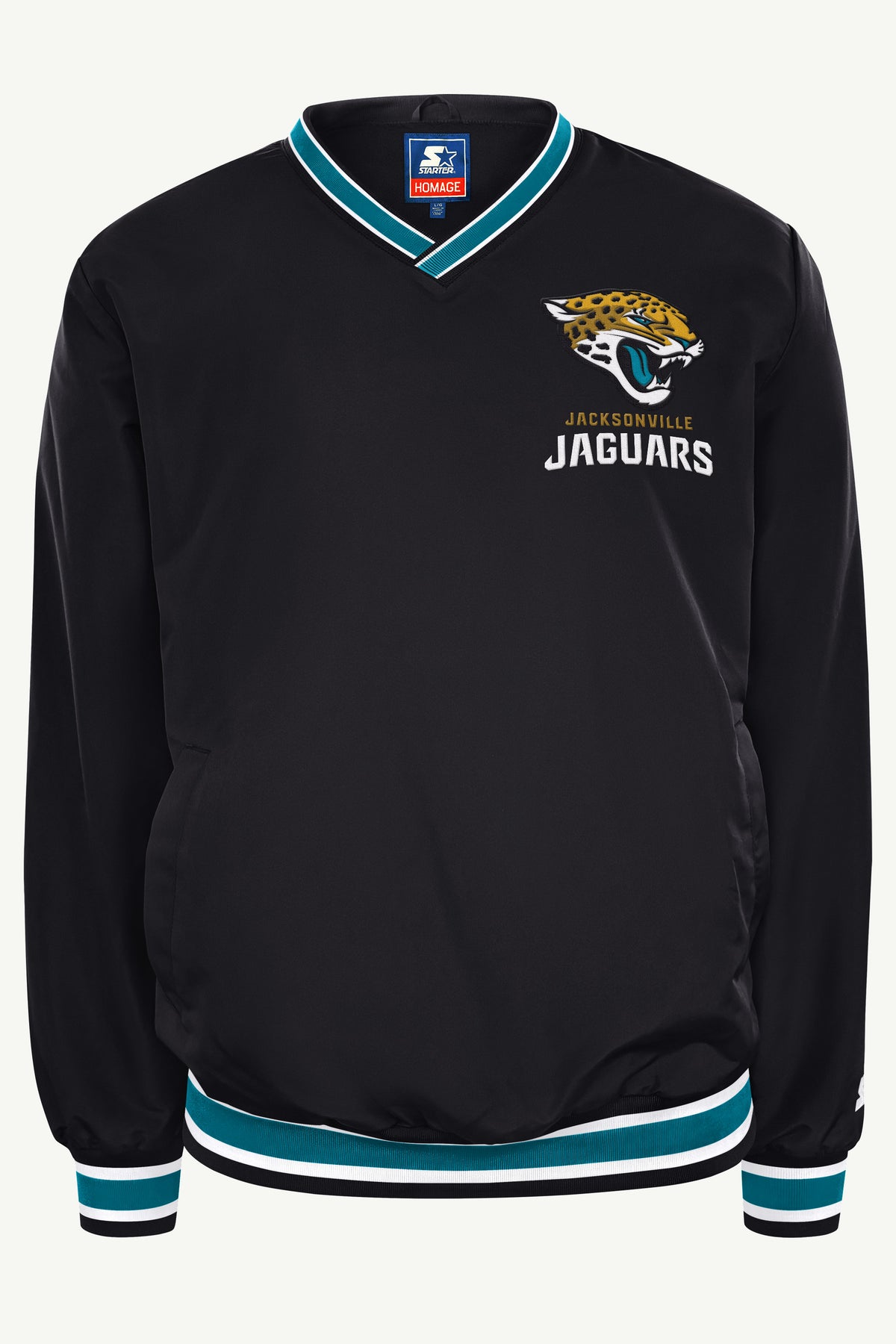 TREVOR LAWRENCE JACKSONVILLE JAGUARS PLAYER PULLOVER JACKET View 2 TREVOR LAWRENCE JACKSONVILLE JAGUARS PLAYER PULLOVER JACKET View 2