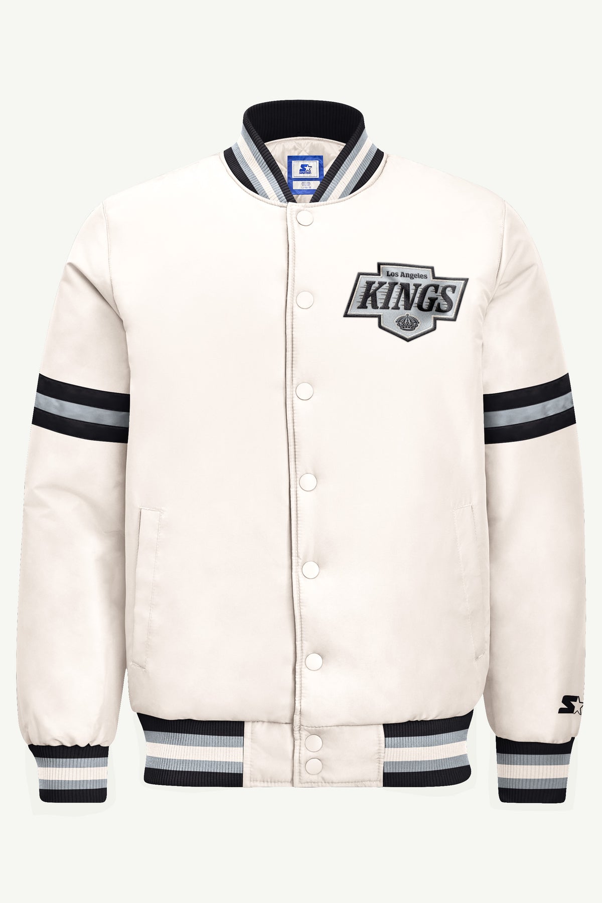 MENS LOS ANGELES KINGS COURTSIDE VARSITY JACKET View 2 MENS LOS ANGELES KINGS COURTSIDE VARSITY JACKET View 2