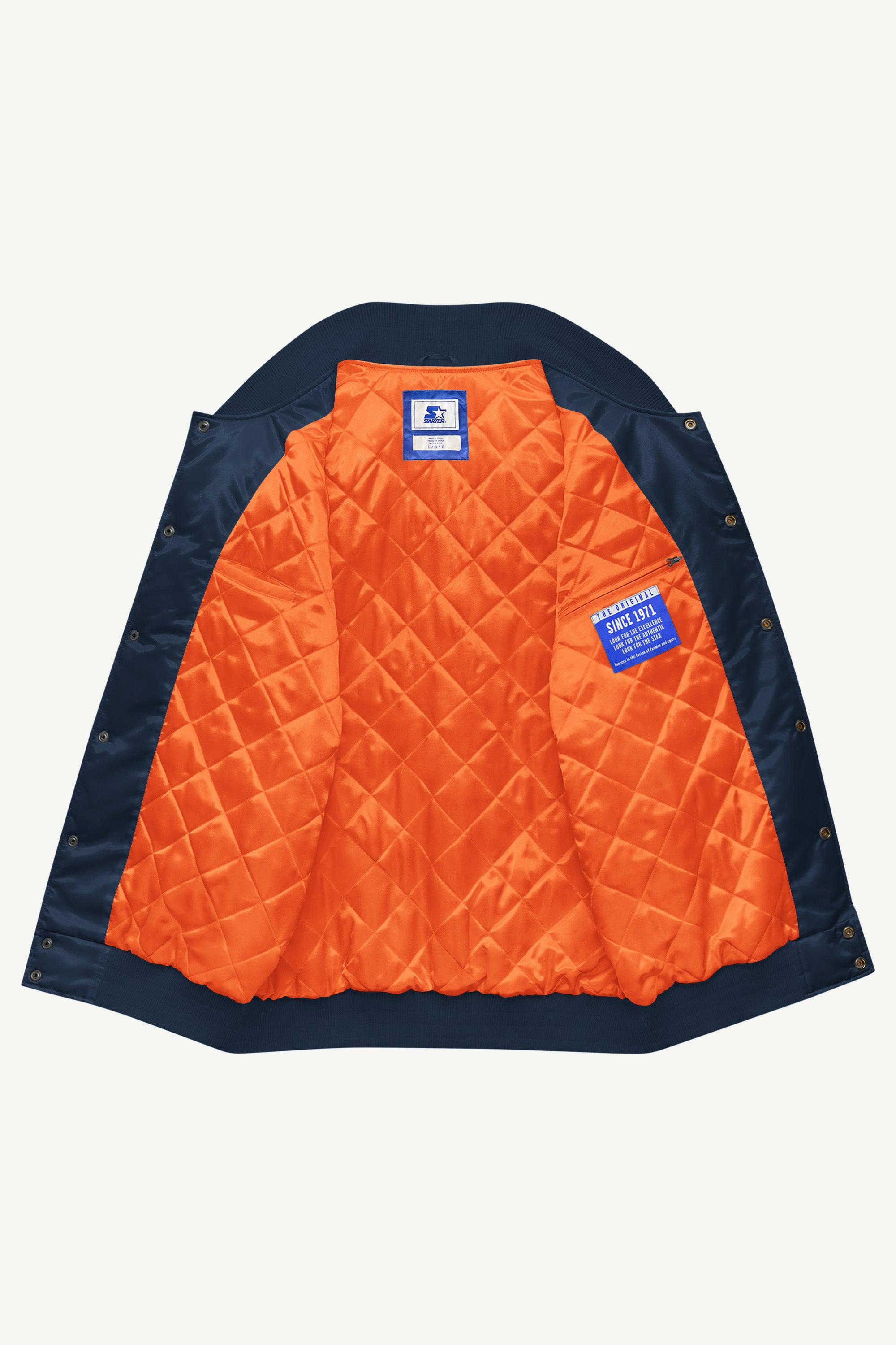 MENS SYRACUSE ORANGE COURTSIDE VARSITY JACKET View 5 MENS SYRACUSE ORANGE COURTSIDE VARSITY JACKET View 5