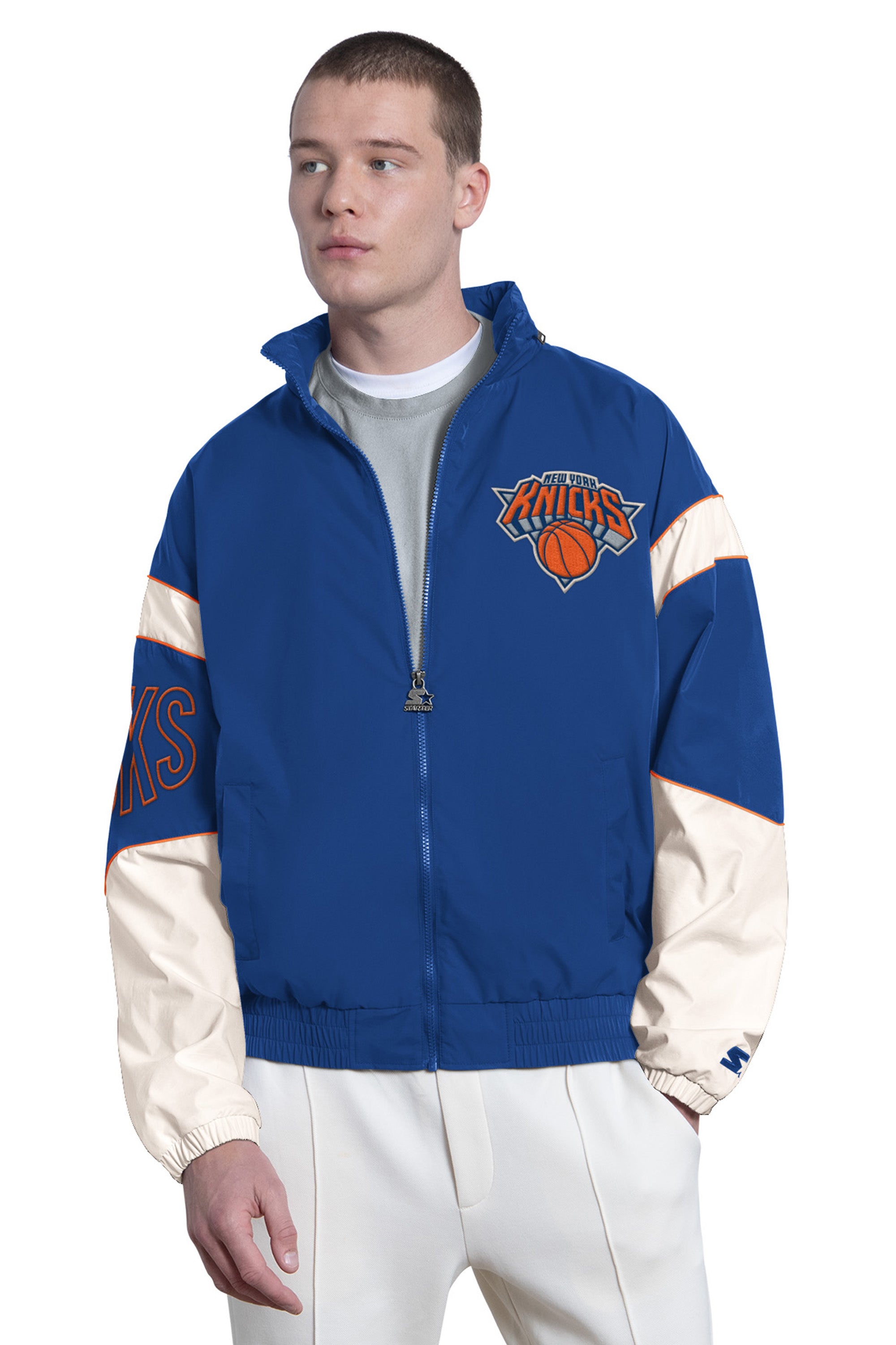 MENS NEW YORK KNICKS THE GUST FULL ZIP JACKET View 1 | New York Knicks MENS NEW YORK KNICKS THE GUST FULL ZIP JACKET View 1 | New York Knicks