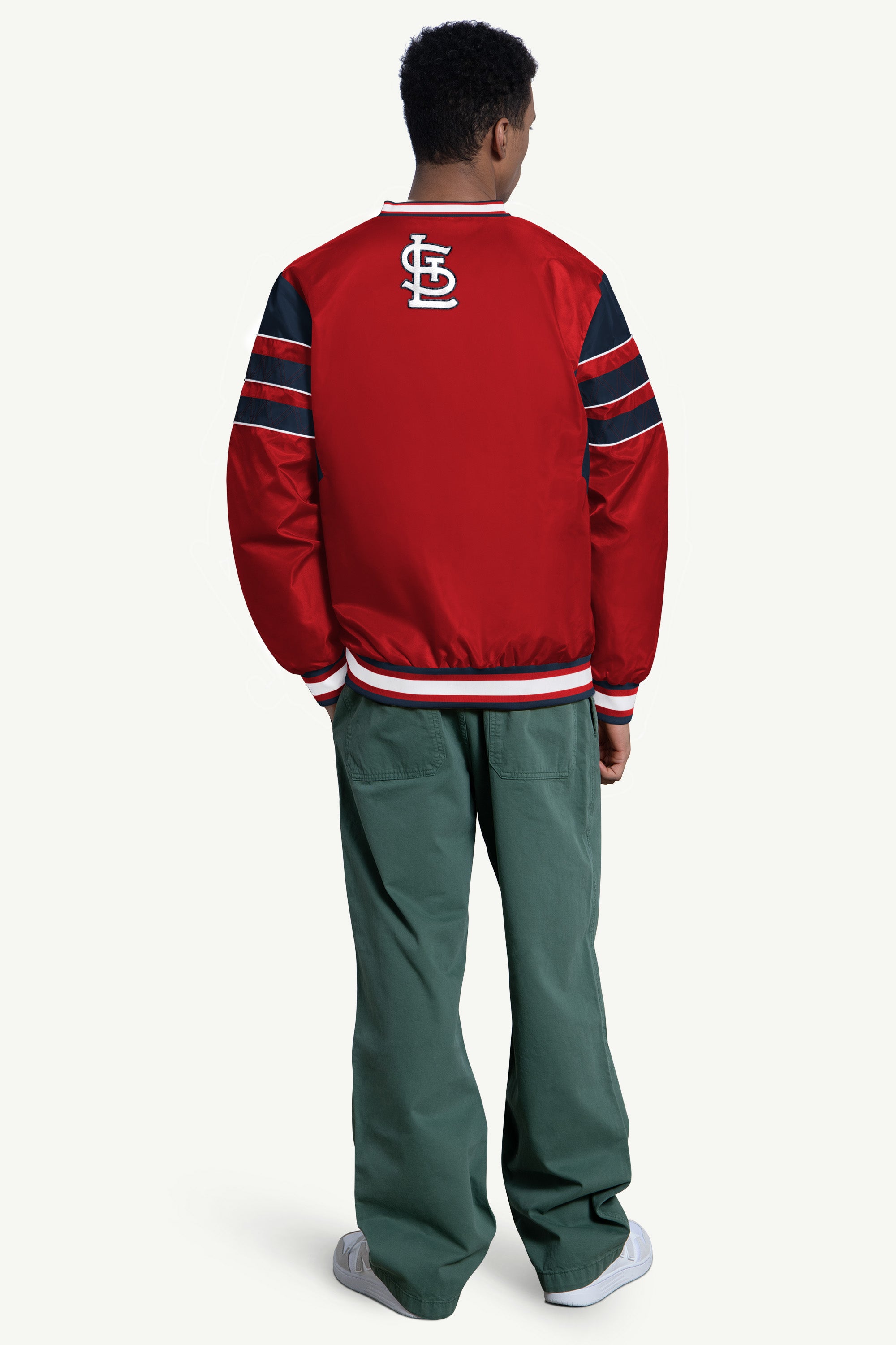 MENS ST LOUIS CARDINALS ENFORCER V-NECK PULLOVER JACKET View 2 | Men's Jackets MENS ST LOUIS CARDINALS ENFORCER V-NECK PULLOVER JACKET View 2 | Men's Jackets