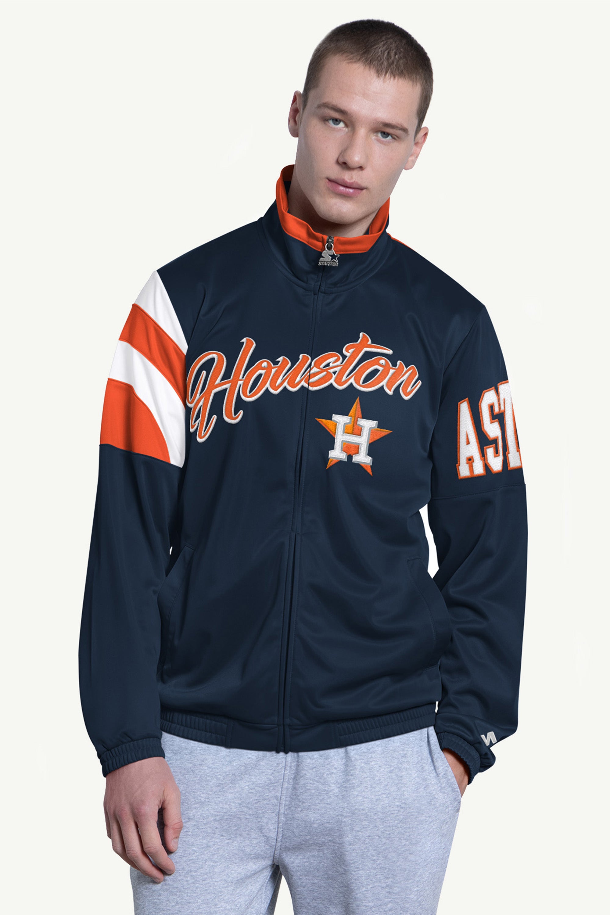 MENS HOUSTON ASTROS HERITAGE TRACK JACKET View 1 | Track Jackets MENS HOUSTON ASTROS HERITAGE TRACK JACKET View 1 | Track Jackets