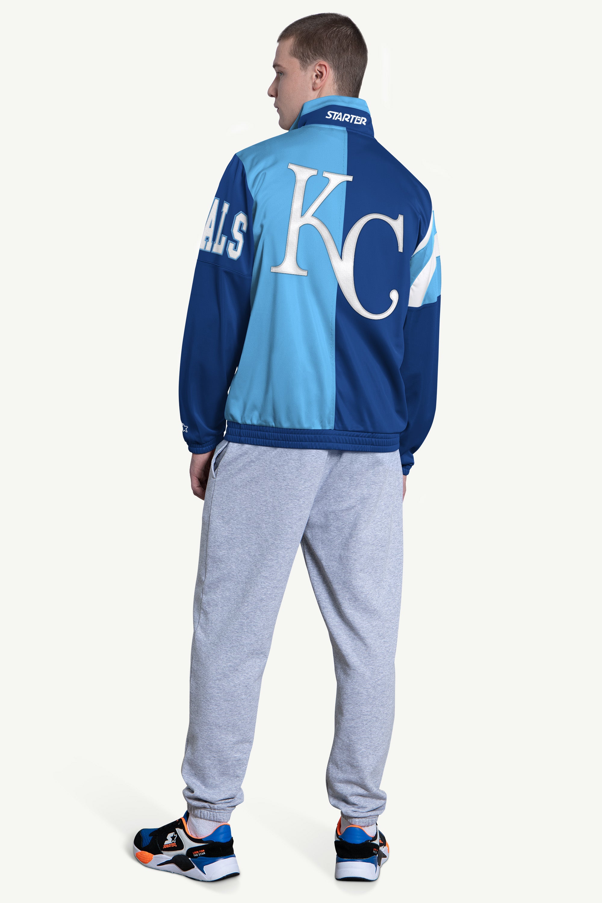 Mens Kansas City Royals Heritage Track Jacket | MLB | Starter