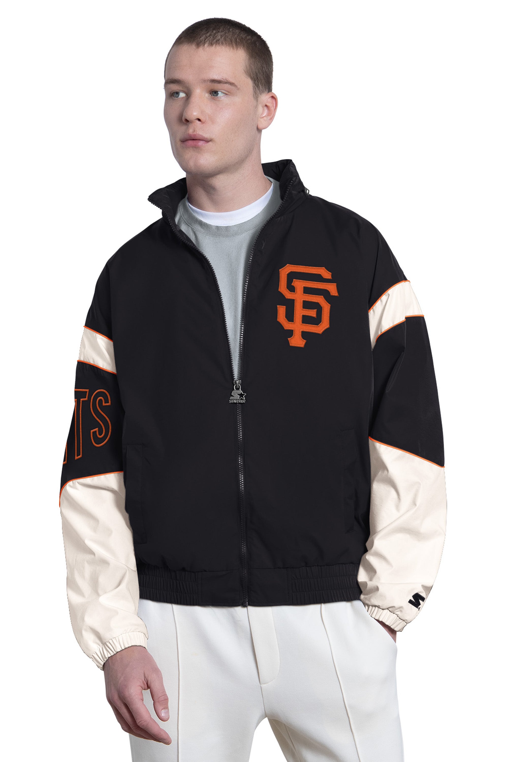 Mens San Francisco Giants The Gust Full Zip Jacket | MLB | Starter
