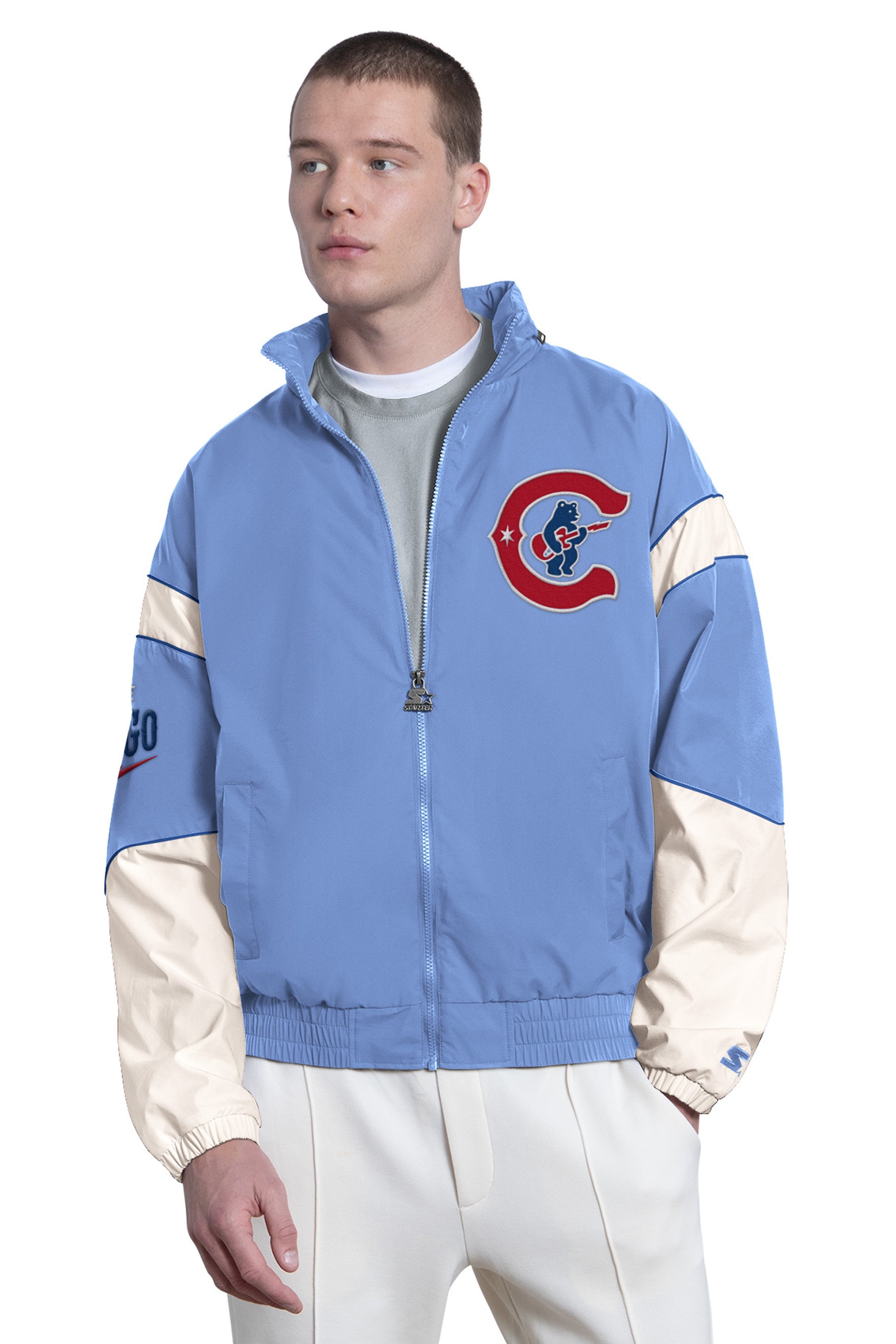 MENS CHICAGO CUBS THE GUST FULL ZIP JACKET View 1 | Chicago Cubs MENS CHICAGO CUBS THE GUST FULL ZIP JACKET View 1 | Chicago Cubs