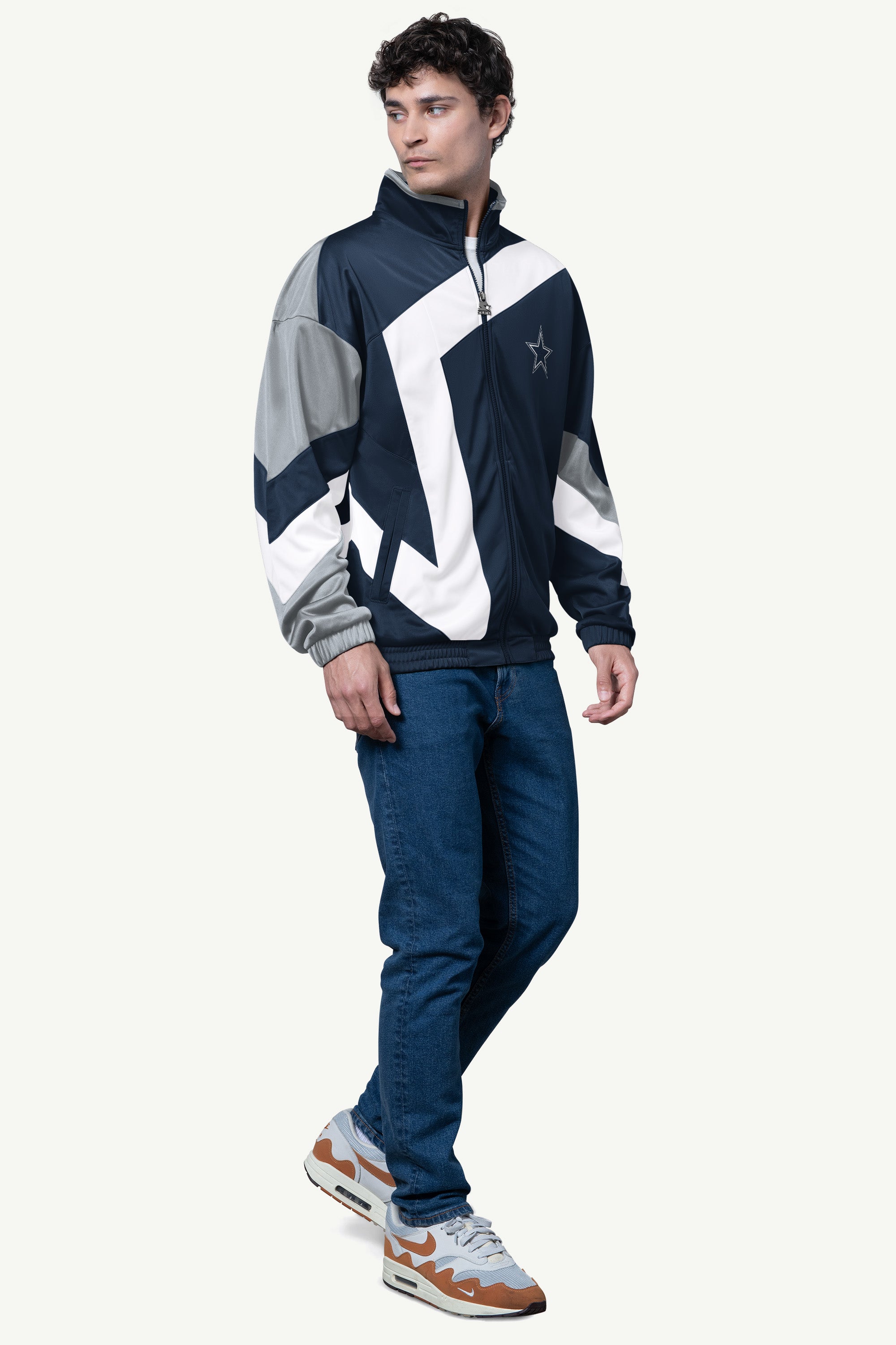 MENS DALLAS COWBOYS STARLIGHT TRACK JACKET View 3 | NFL MENS DALLAS COWBOYS STARLIGHT TRACK JACKET View 3 | NFL