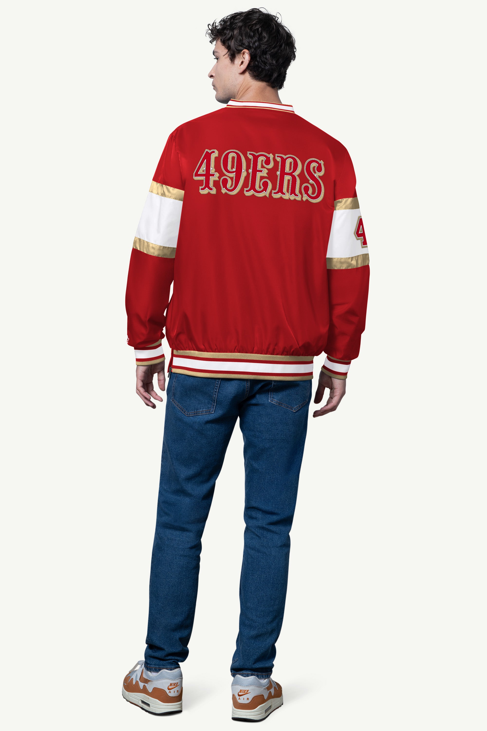 MENS SAN FRANCISCO 49ERS SIGNAL COLLAR PULLOVER View 3 | NFL MENS SAN FRANCISCO 49ERS SIGNAL COLLAR PULLOVER View 3 | NFL