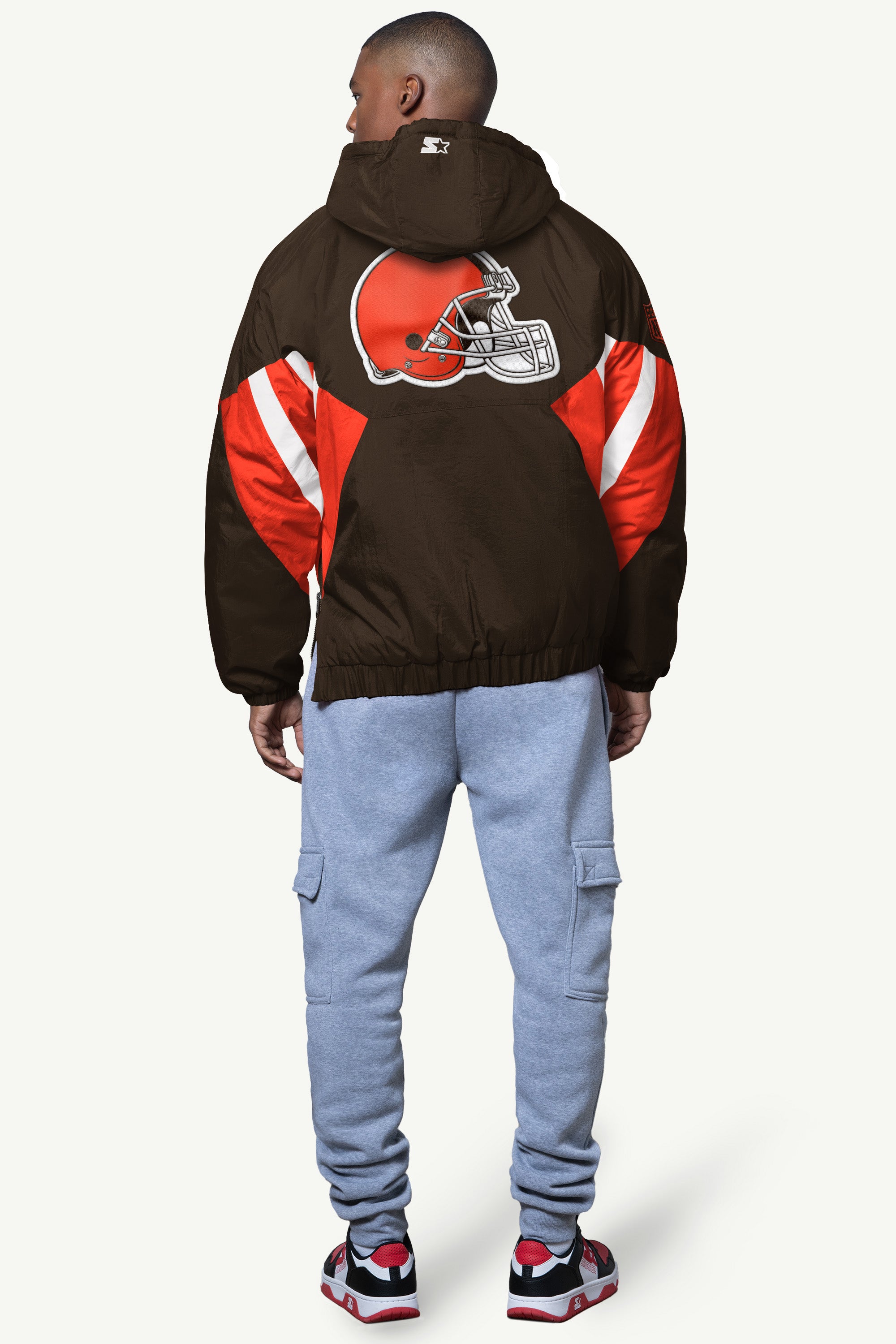 MENS CLEVELAND BROWNS CLASSIC BREAKAWAY JACKET View 2 | Classic Breakaway Jackets MENS CLEVELAND BROWNS CLASSIC BREAKAWAY JACKET View 2 | Classic Breakaway Jackets