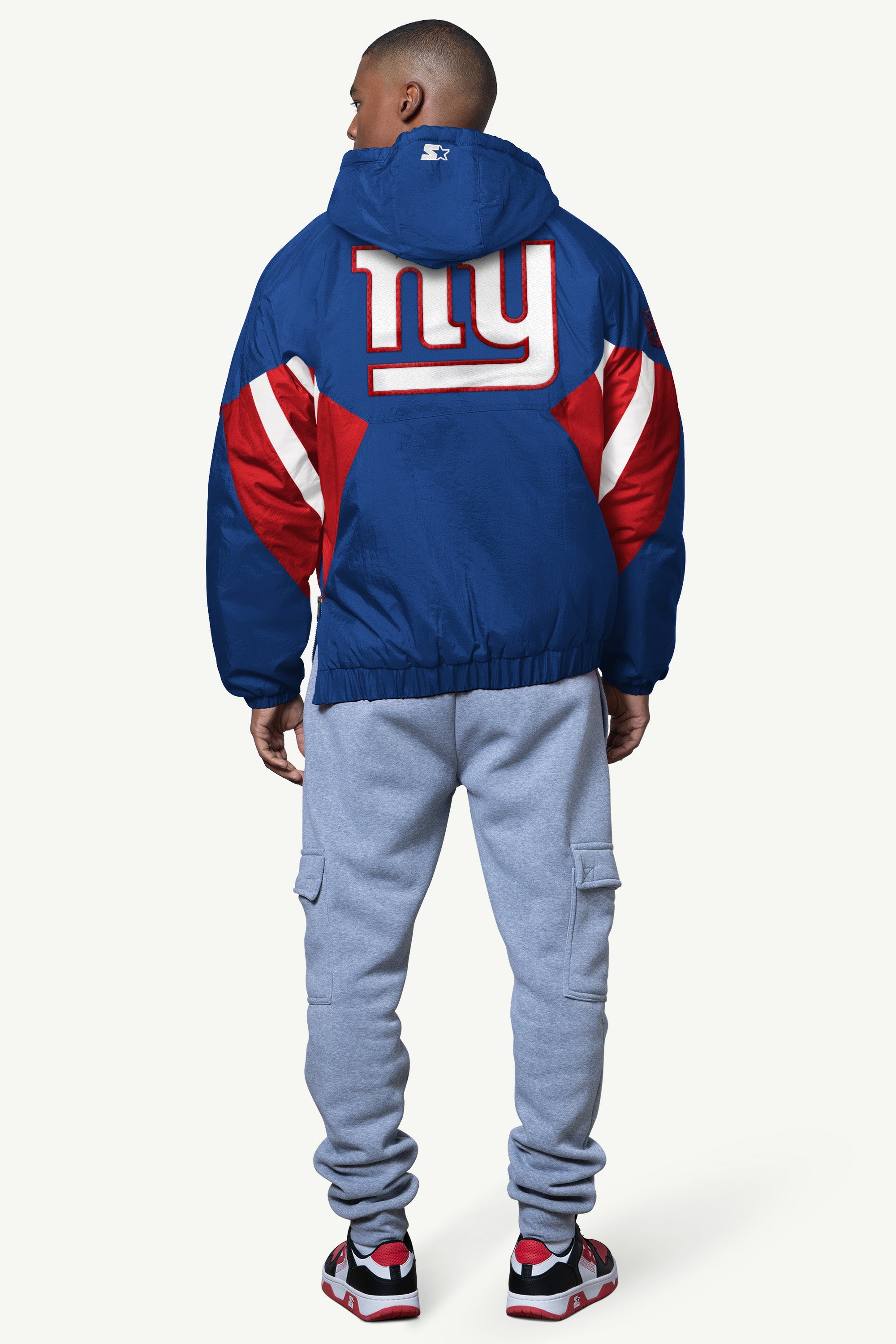MENS NEW YORK GIANTS LINE UP BREAKAWAY CRINKLE POPOVER View 2 | NFL MENS NEW YORK GIANTS LINE UP BREAKAWAY CRINKLE POPOVER View 2 | NFL