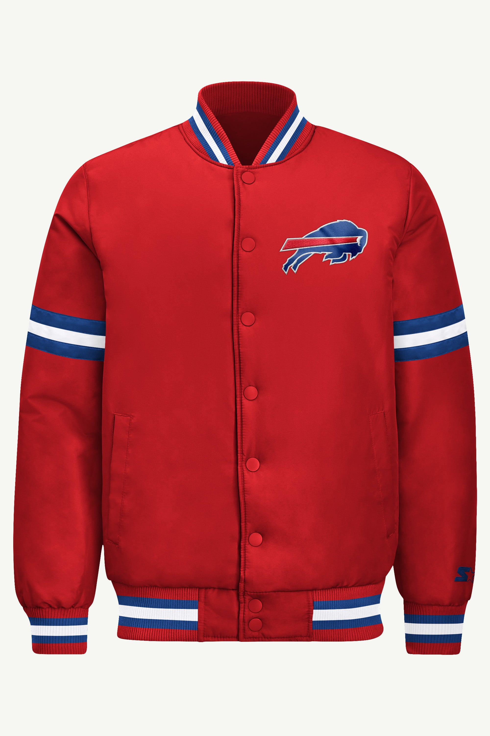 MENS BUFFALO BILLS JACKET COURTSIDE VARSITY JACKET View 2 MENS BUFFALO BILLS JACKET COURTSIDE VARSITY JACKET View 2