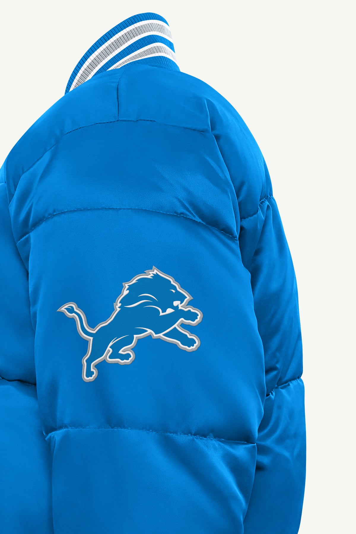 MENS DETROIT LIONS BRONX BUBBLE PUFFER View 4 MENS DETROIT LIONS BRONX BUBBLE PUFFER View 4
