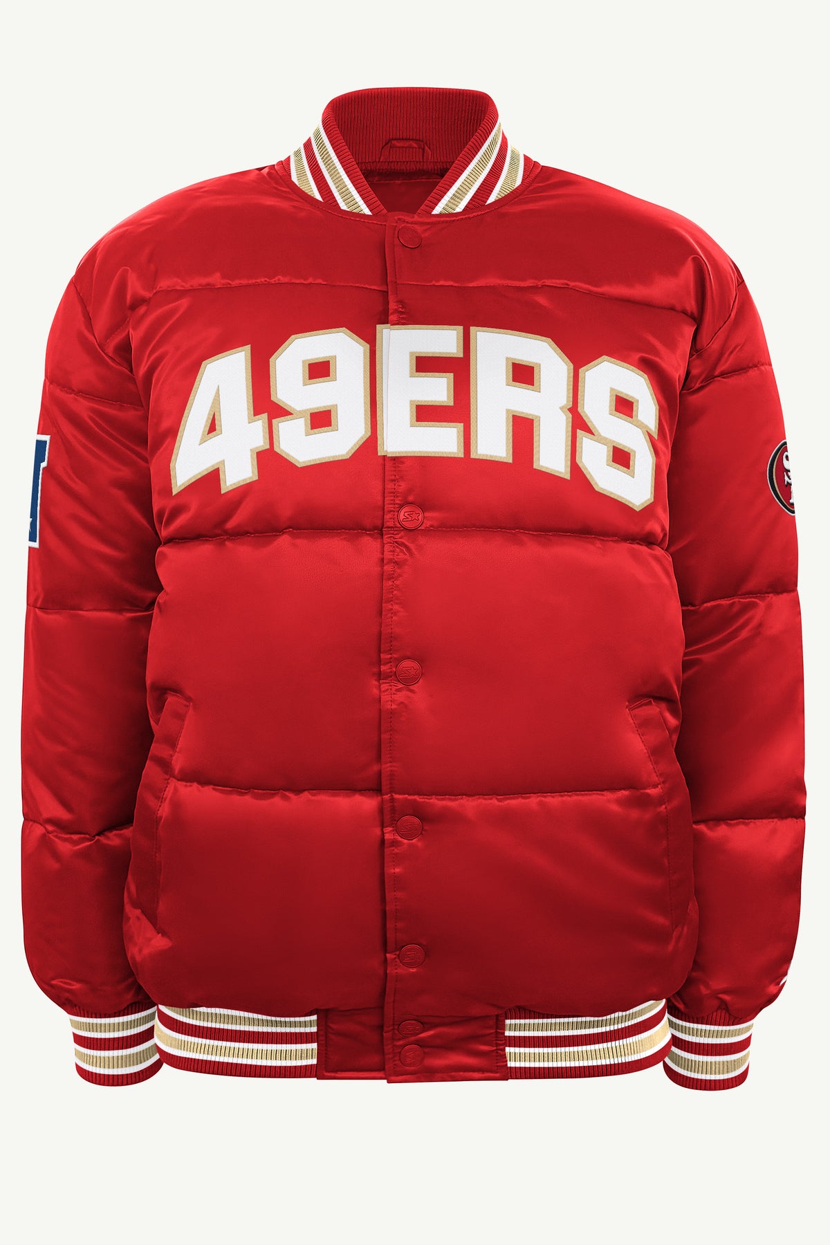MENS SAN FRANCISCO 49ERS BRONX BUBBLE PUFFER View 2 MENS SAN FRANCISCO 49ERS BRONX BUBBLE PUFFER View 2