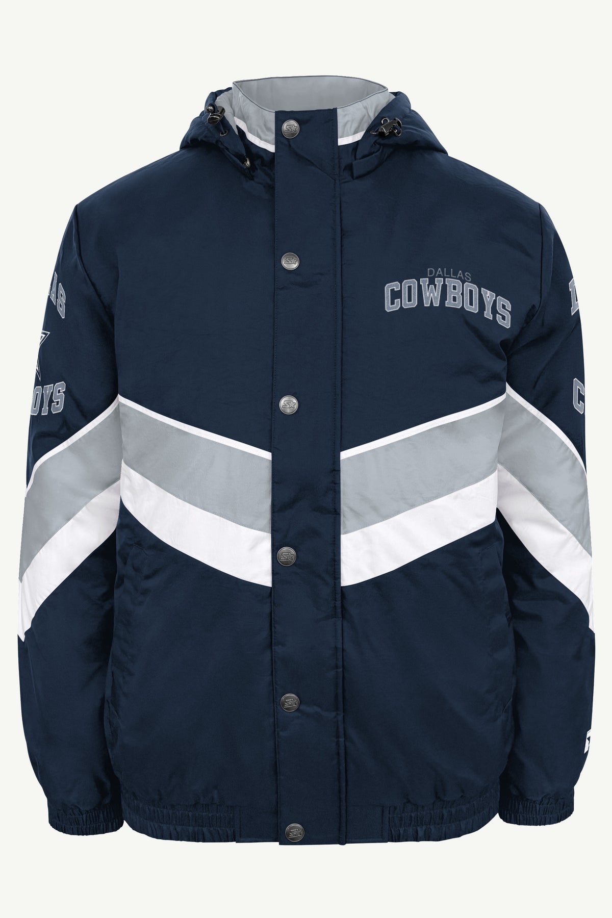 MENS DALLAS COWBOYS CHEVRON FULL ZIP JACKET View 2 MENS DALLAS COWBOYS CHEVRON FULL ZIP JACKET View 2