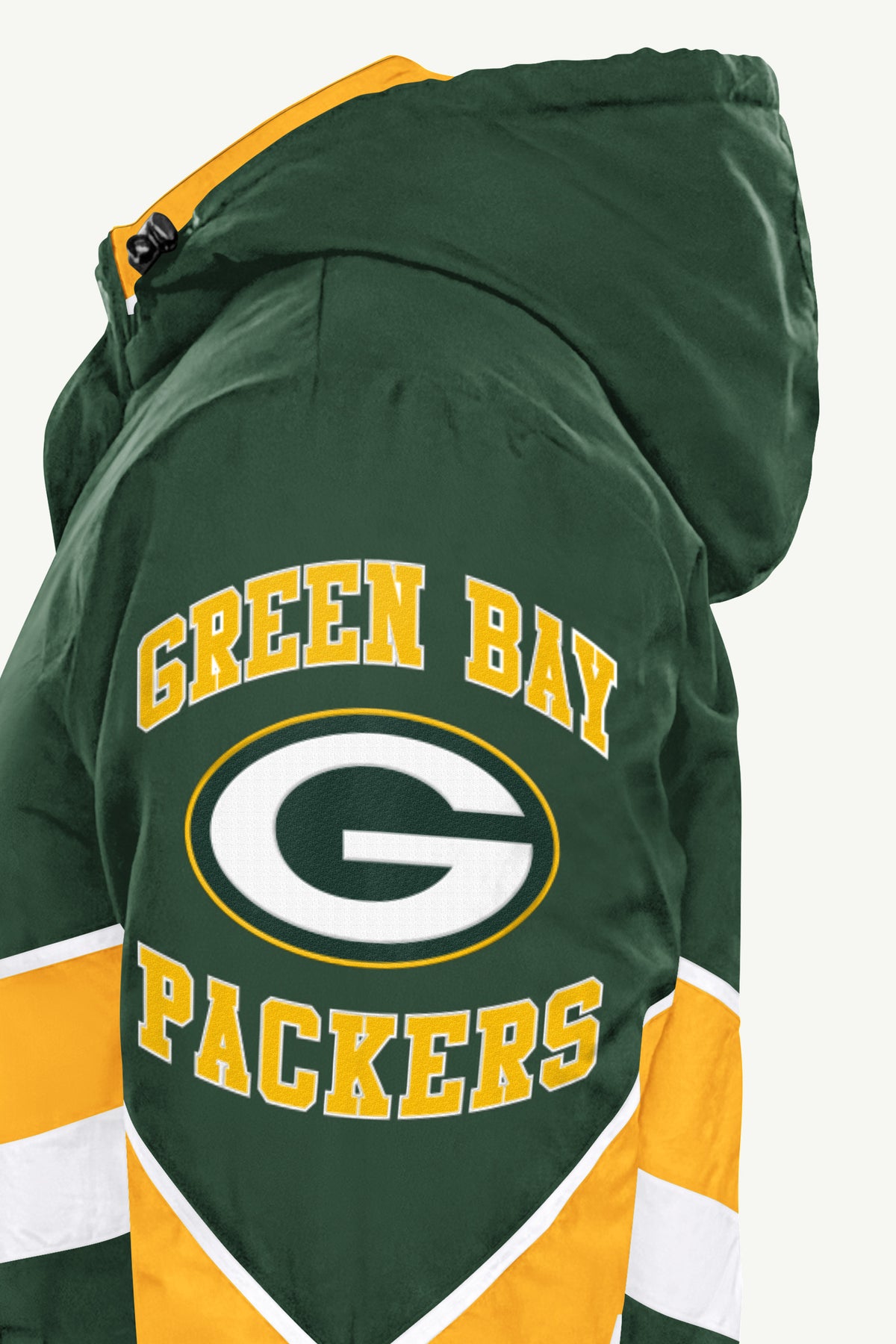 MENS GREEN BAY PACKERS CHEVRON FULL ZIP JACKET View 5 MENS GREEN BAY PACKERS CHEVRON FULL ZIP JACKET View 5