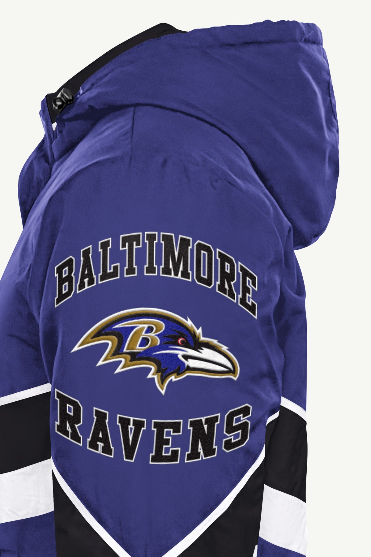MENS BALTIMORE RAVENS CHEVRON FULL ZIP JACKET View 5 MENS BALTIMORE RAVENS CHEVRON FULL ZIP JACKET View 5