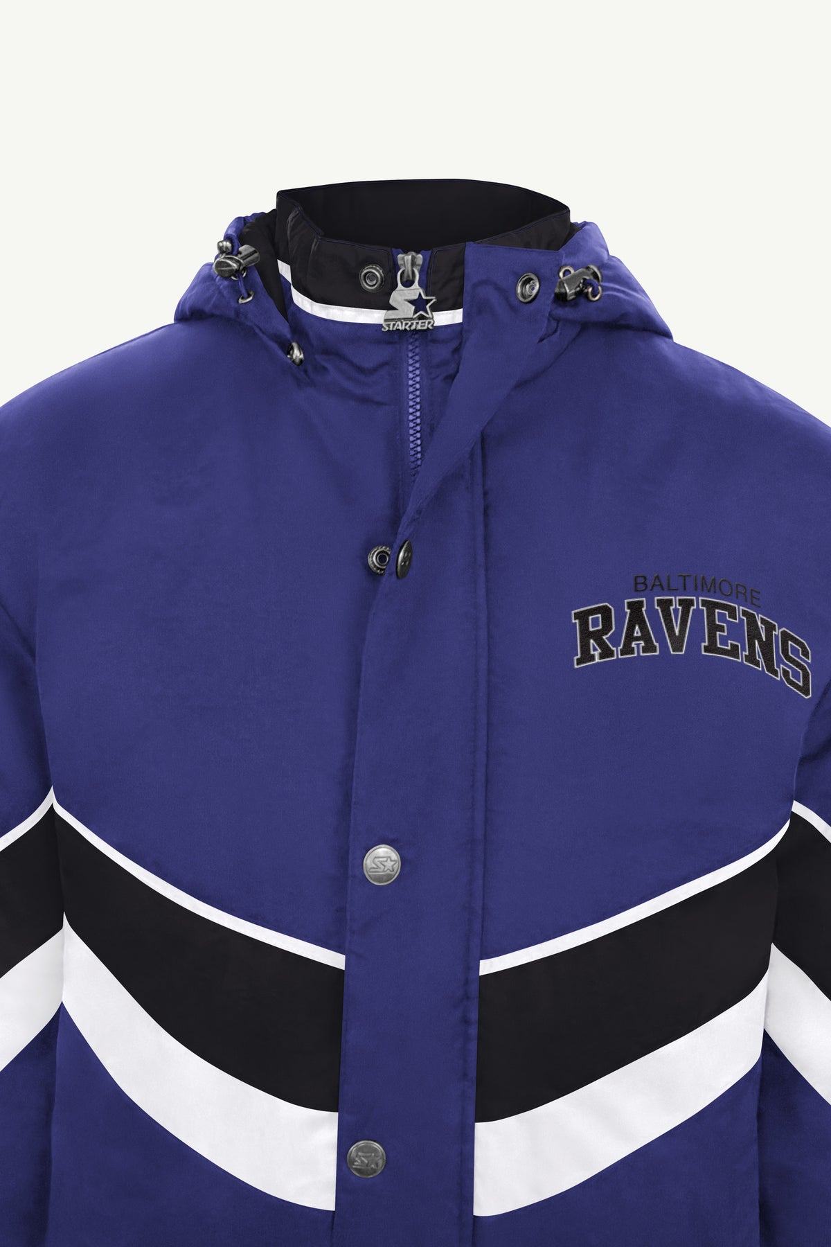 MENS BALTIMORE RAVENS CHEVRON FULL ZIP JACKET View 4 MENS BALTIMORE RAVENS CHEVRON FULL ZIP JACKET View 4