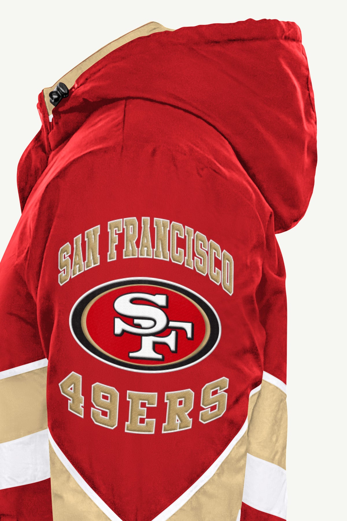 MENS SAN FRANCISCO 49ERS CHEVRON FULL ZIP JACKET View 5 MENS SAN FRANCISCO 49ERS CHEVRON FULL ZIP JACKET View 5