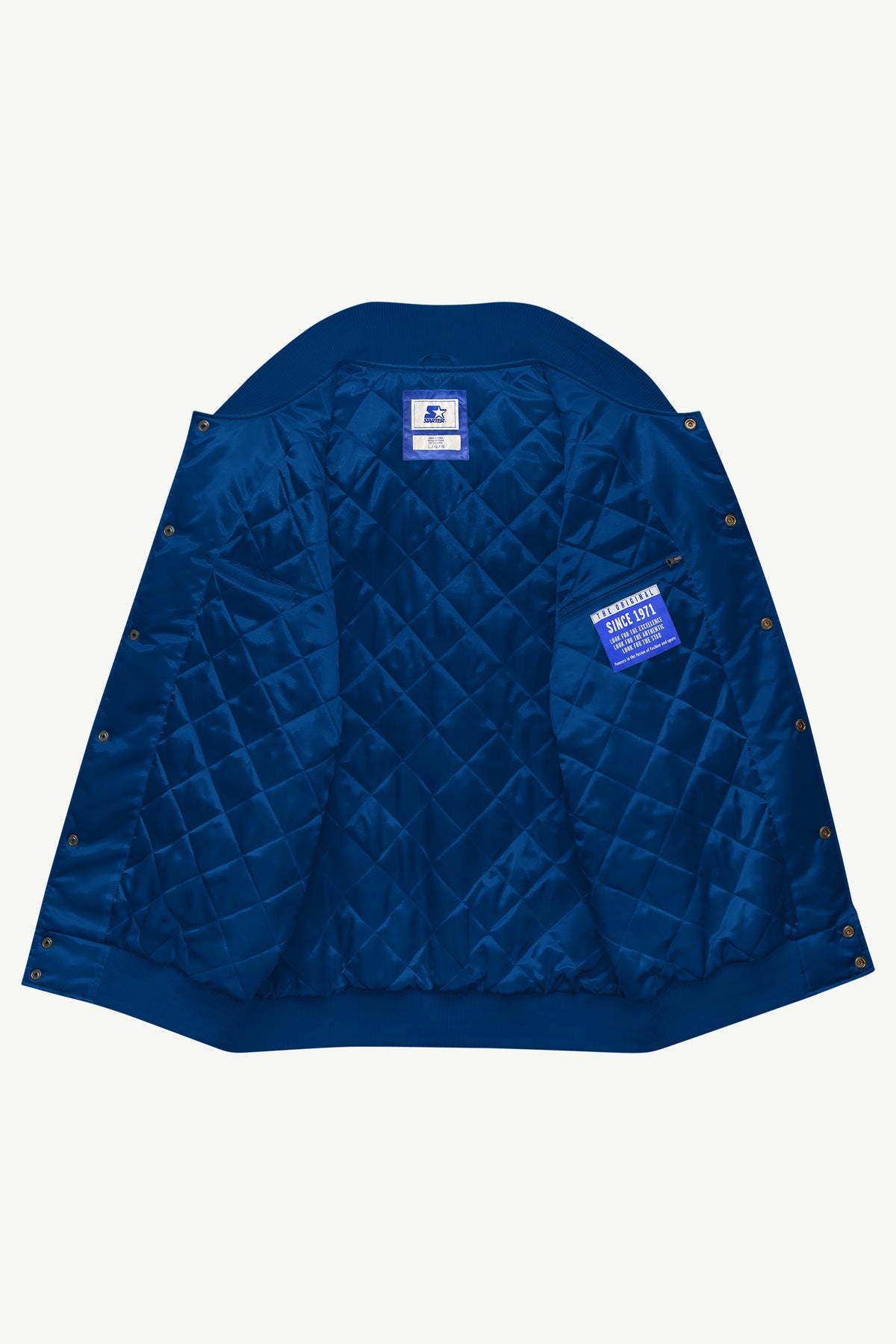MENS INDIANAPOLIS COLTS ACROSS SATIN VARSITY JACKET View 6 | STARTER JACKETS MENS INDIANAPOLIS COLTS ACROSS SATIN VARSITY JACKET View 6 | STARTER JACKETS