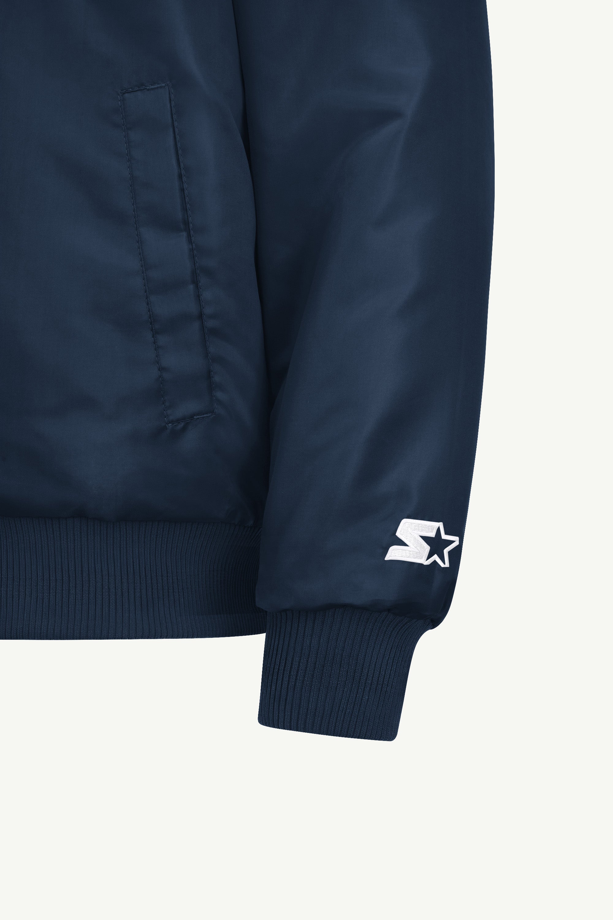 MENS SEATTLE SEAHAWKS STRIPE SLEEVE VARSITY JACKET View 5 MENS SEATTLE SEAHAWKS STRIPE SLEEVE VARSITY JACKET View 5