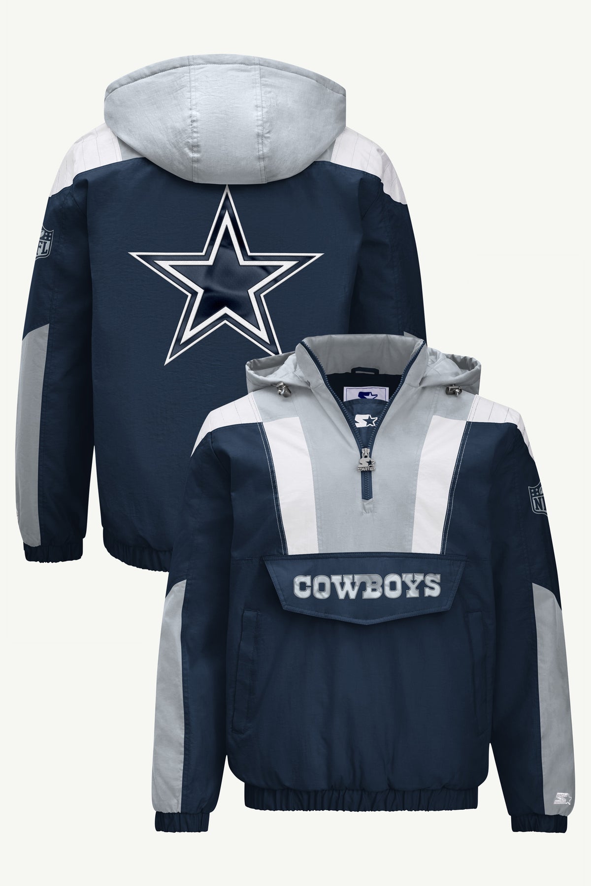 MENS DALLAS COWBOYS CLASSIC BREAKAWAY JACKET View 1 MENS DALLAS COWBOYS CLASSIC BREAKAWAY JACKET View 1