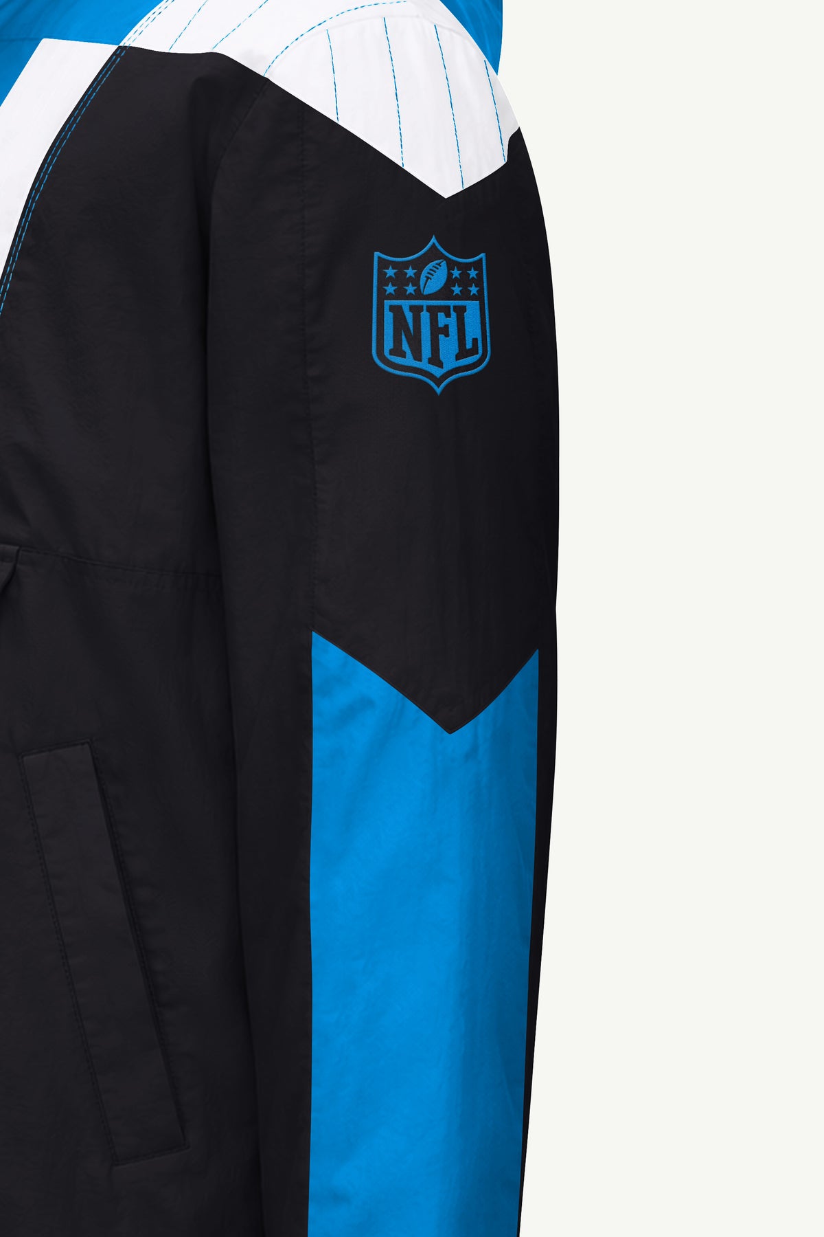 MENS CAROLINA PANTHERS CLASSIC BREAKAWAY JACKET View 5 MENS CAROLINA PANTHERS CLASSIC BREAKAWAY JACKET View 5
