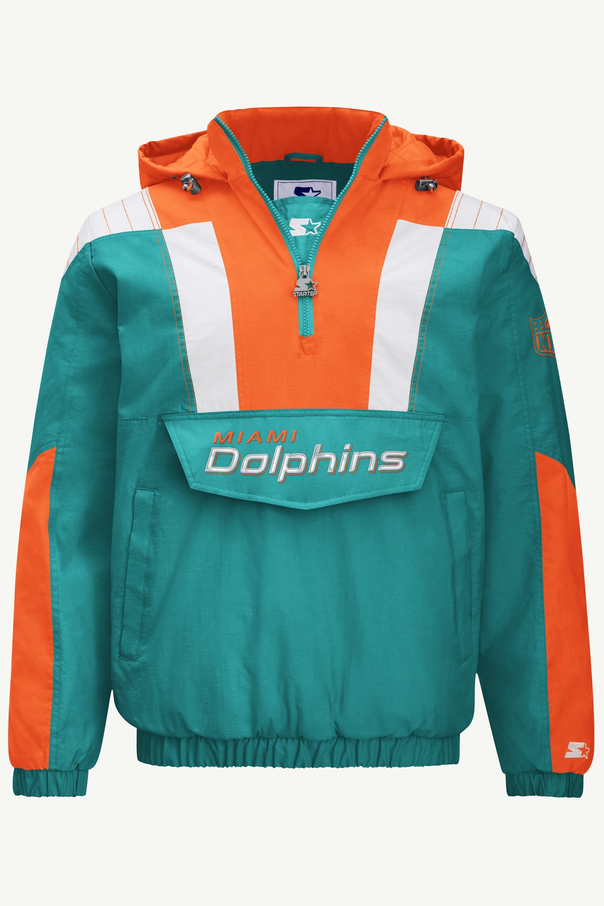 MENS MIAMI DOLPHINS CLASSIC BREAKAWAY JACKET View 2 MENS MIAMI DOLPHINS CLASSIC BREAKAWAY JACKET View 2