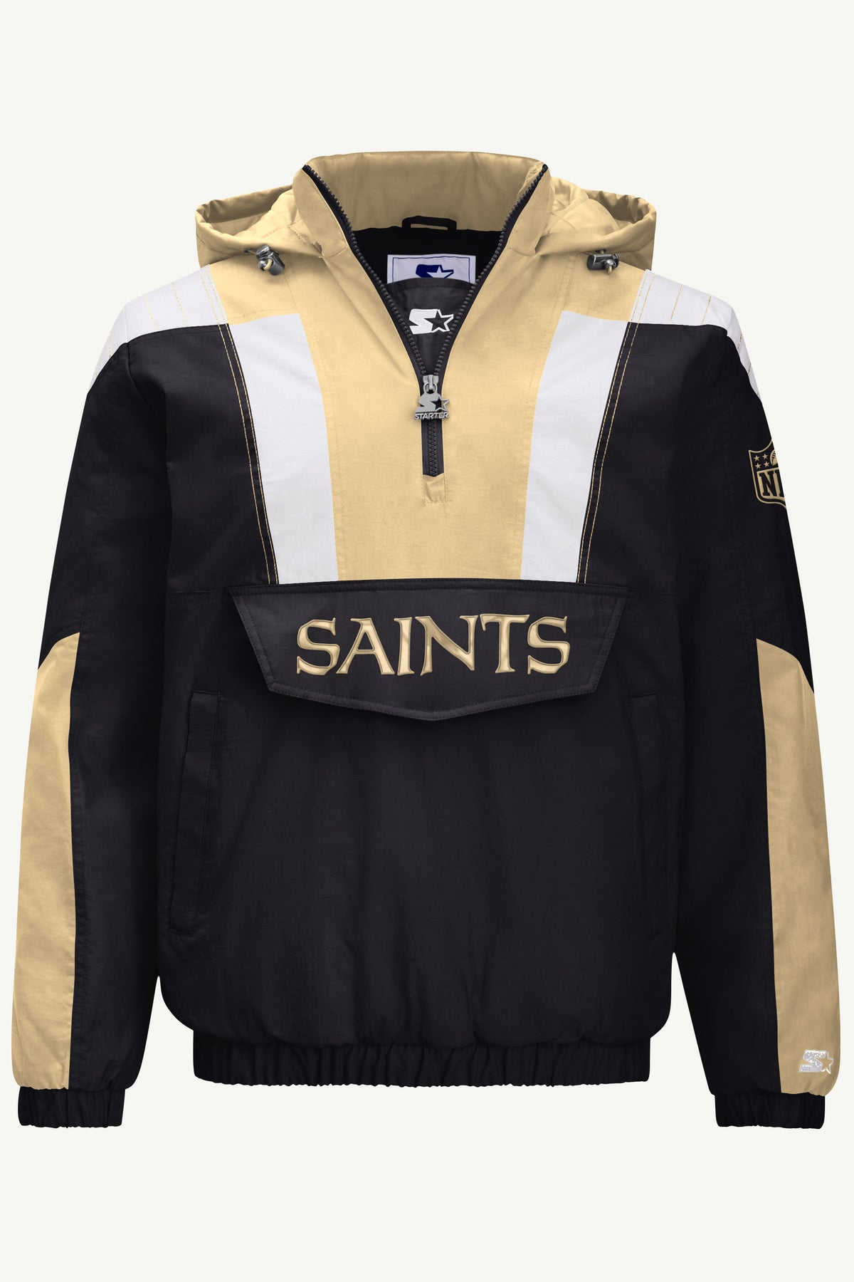 MENS NEW ORLEANS SAINTS CLASSIC BREAKAWAY JACKET View 2 MENS NEW ORLEANS SAINTS CLASSIC BREAKAWAY JACKET View 2