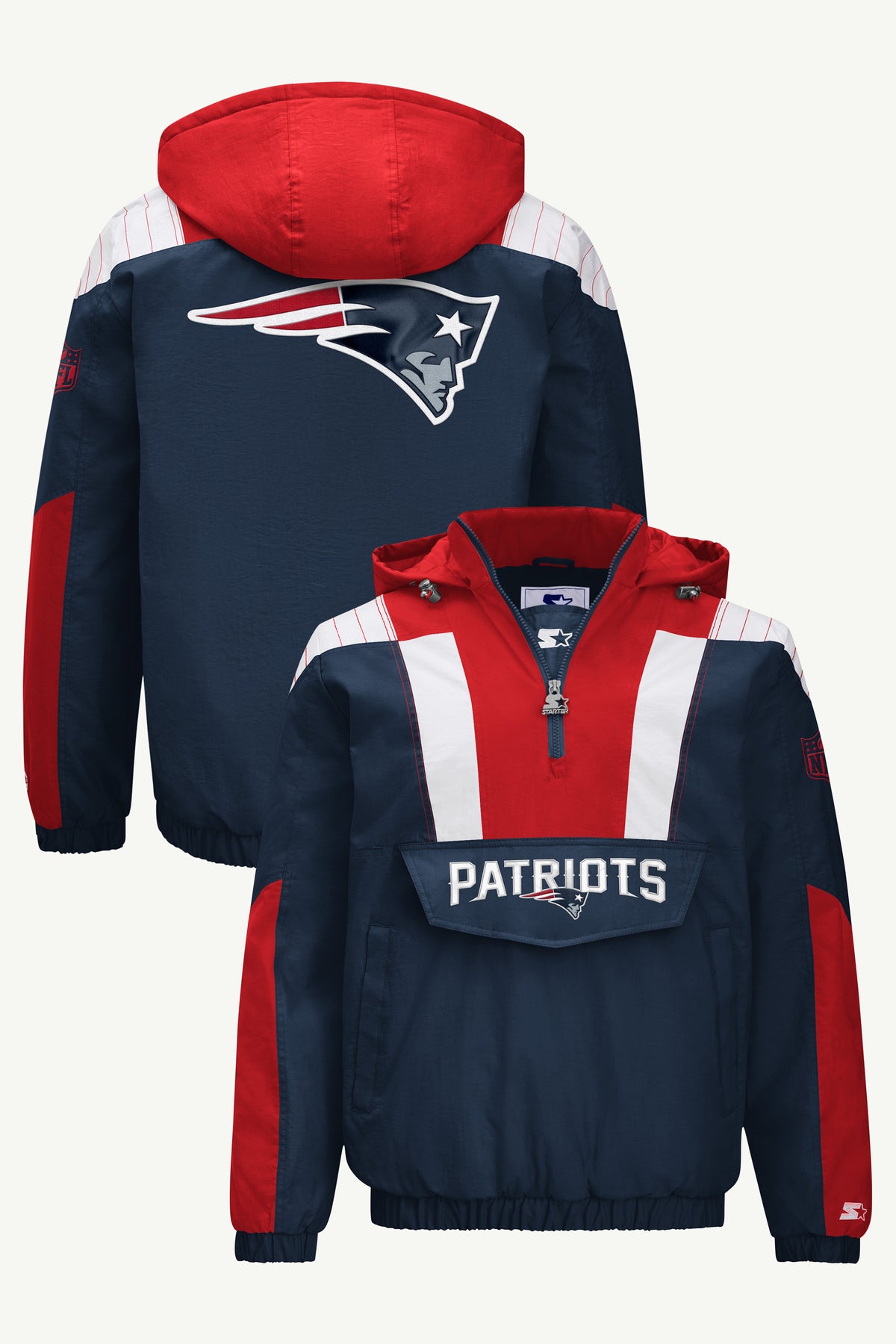 MENS NEW ENGLAND PATRIOTS CLASSIC BREAKAWAY JACKET View 1 MENS NEW ENGLAND PATRIOTS CLASSIC BREAKAWAY JACKET View 1
