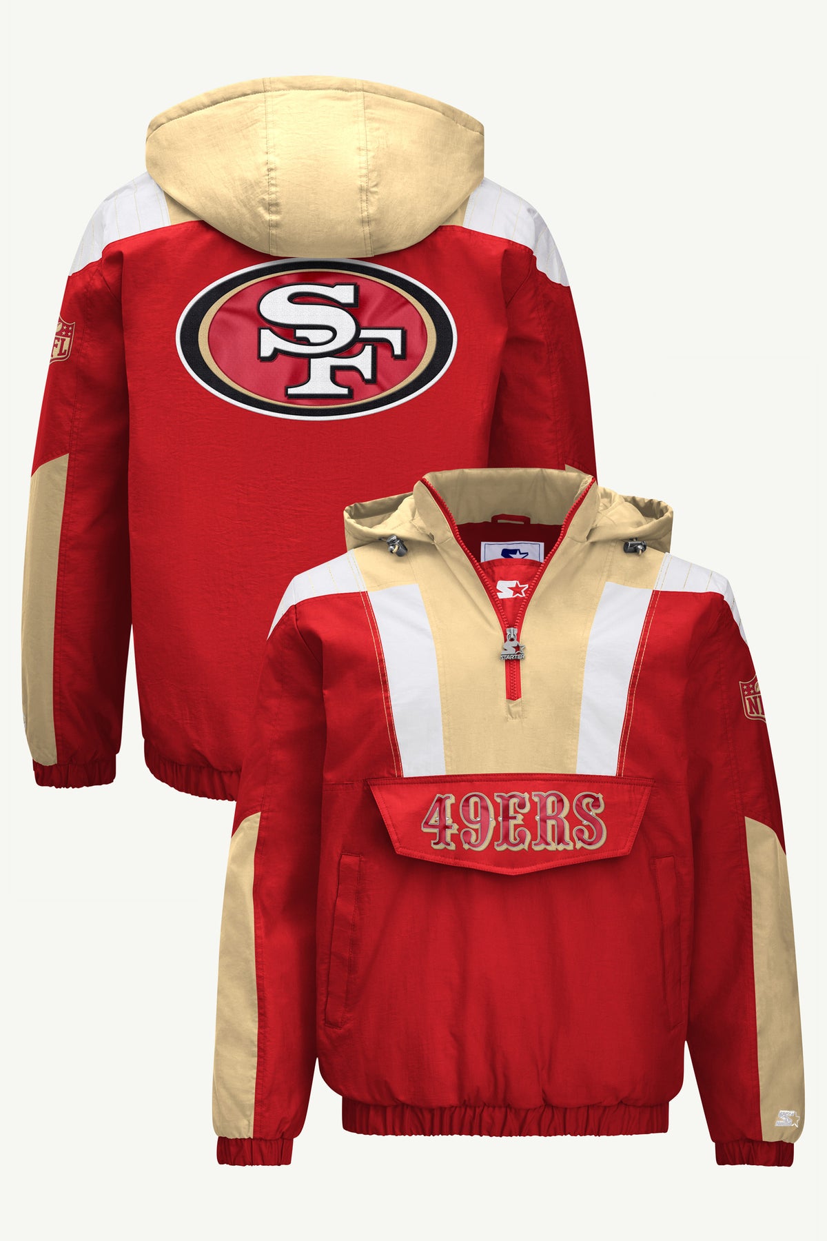 MENS SAN FRANCISCO 49ERS CLASSIC BREAKAWAY JACKET View 1 MENS SAN FRANCISCO 49ERS CLASSIC BREAKAWAY JACKET View 1