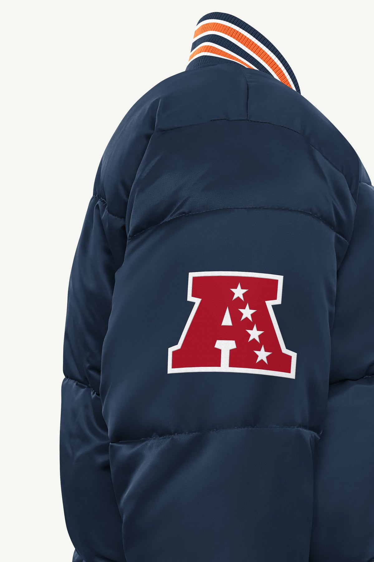 MENS DENVER BRONCOS BRONX BUBBLE PUFFER View 4 MENS DENVER BRONCOS BRONX BUBBLE PUFFER View 4