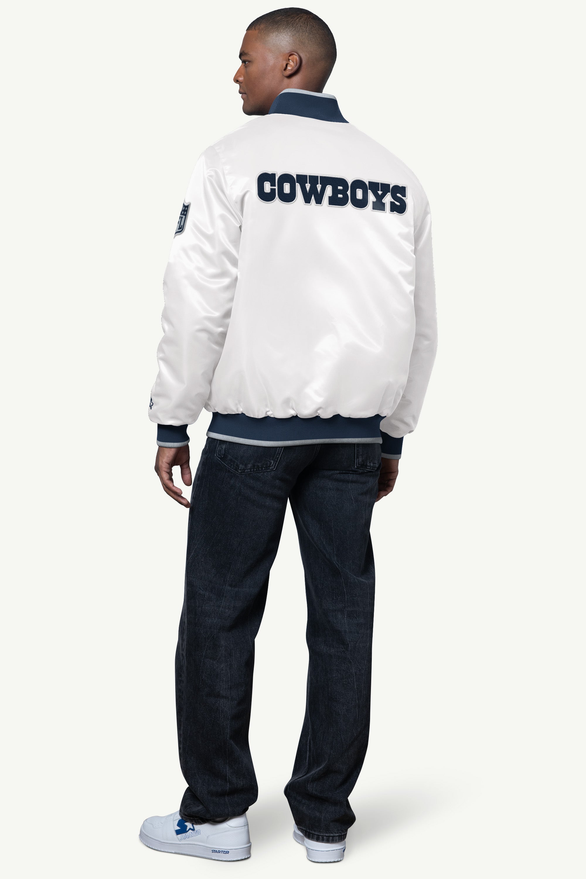 MENS DALLAS COWBOYS AMBASSADOR SATIN VARSITY View 2 | Dallas Cowboys MENS DALLAS COWBOYS AMBASSADOR SATIN VARSITY View 2 | Dallas Cowboys