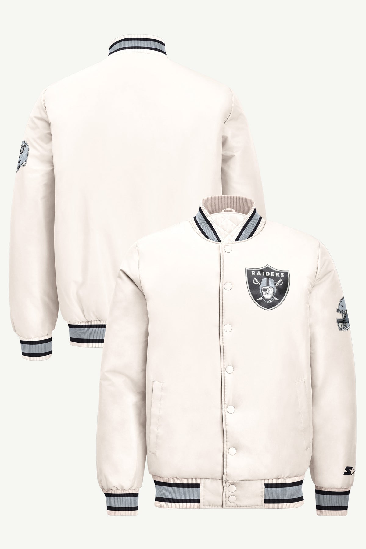 MENS LAS VEGAS RAIDERS GAME DAY SATIN VARSITY JACKET View 1 | Men's Sweatshirts MENS LAS VEGAS RAIDERS GAME DAY SATIN VARSITY JACKET View 1 | Men's Sweatshirts