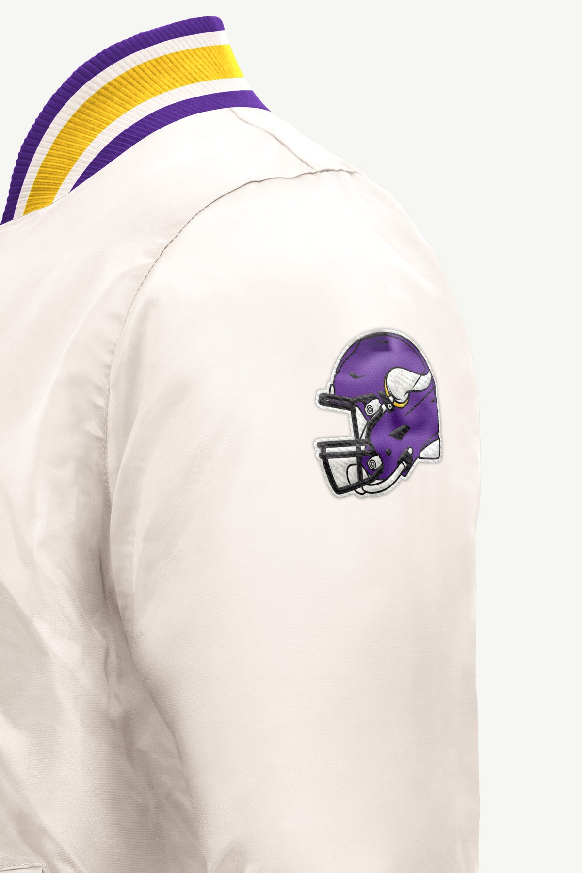 MENS MINNESOTA VIKINGS GAME DAY SATIN VARSITY JACKET View 4 | STARTER JACKETS MENS MINNESOTA VIKINGS GAME DAY SATIN VARSITY JACKET View 4 | STARTER JACKETS