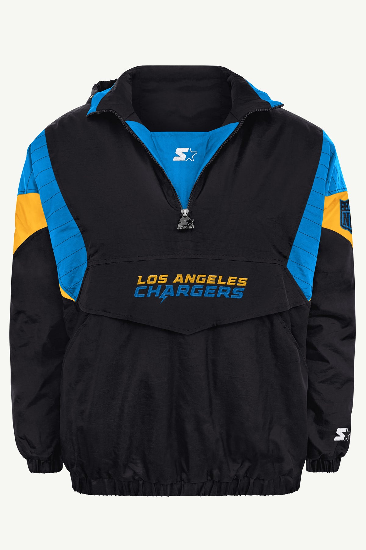 MENS LOS ANGELES CHARGERS BLACK BREAKAWAY JACKET View 2 MENS LOS ANGELES CHARGERS BLACK BREAKAWAY JACKET View 2