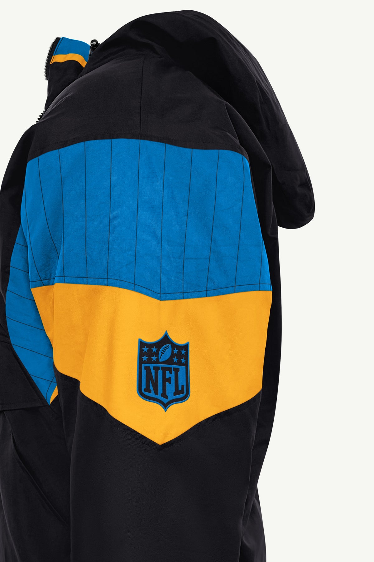 MENS LOS ANGELES CHARGERS BLACK BREAKAWAY JACKET View 5 MENS LOS ANGELES CHARGERS BLACK BREAKAWAY JACKET View 5