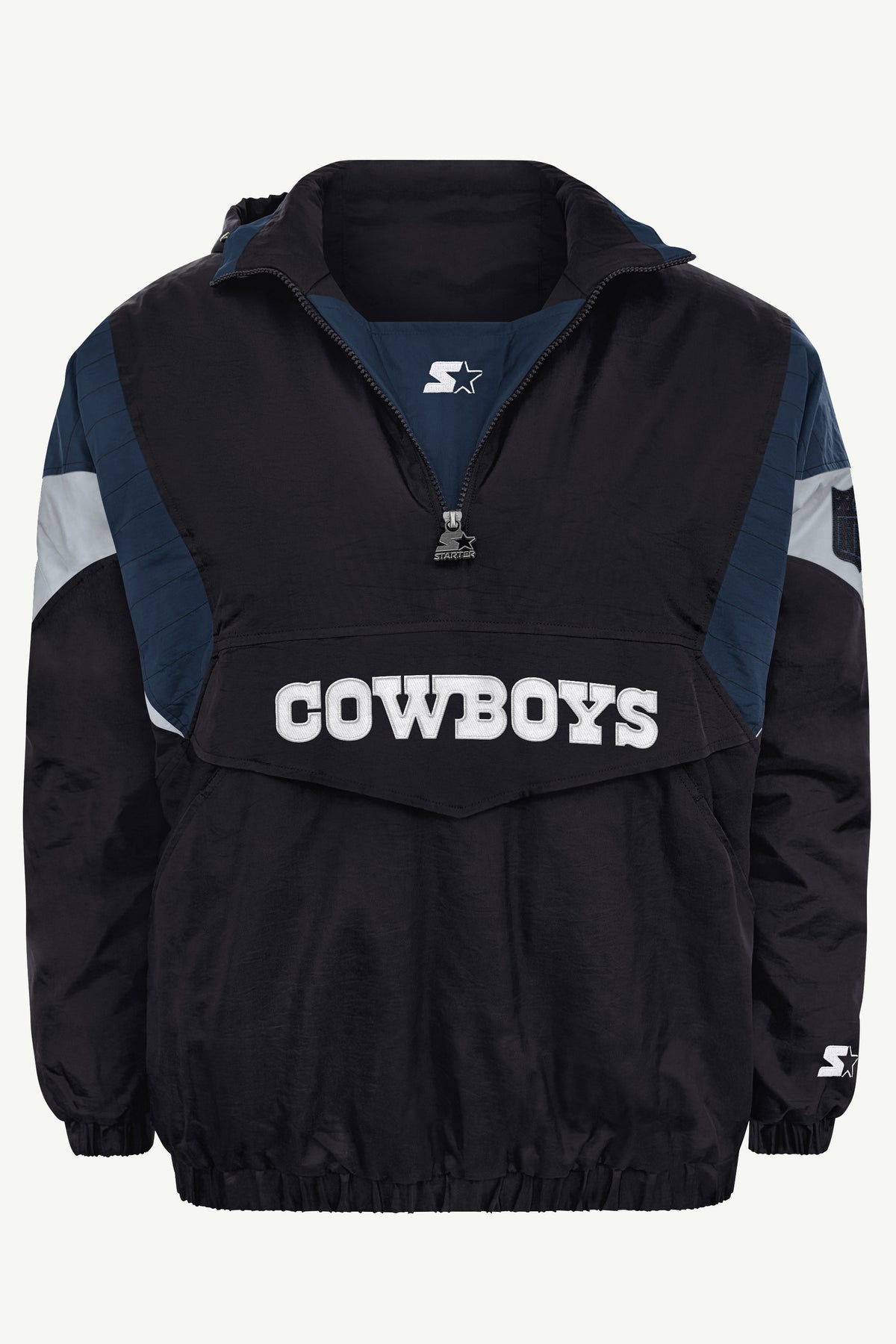 MENS DALLAS COWBOYS BLACK BREAKAWAY JACKET View 2 MENS DALLAS COWBOYS BLACK BREAKAWAY JACKET View 2
