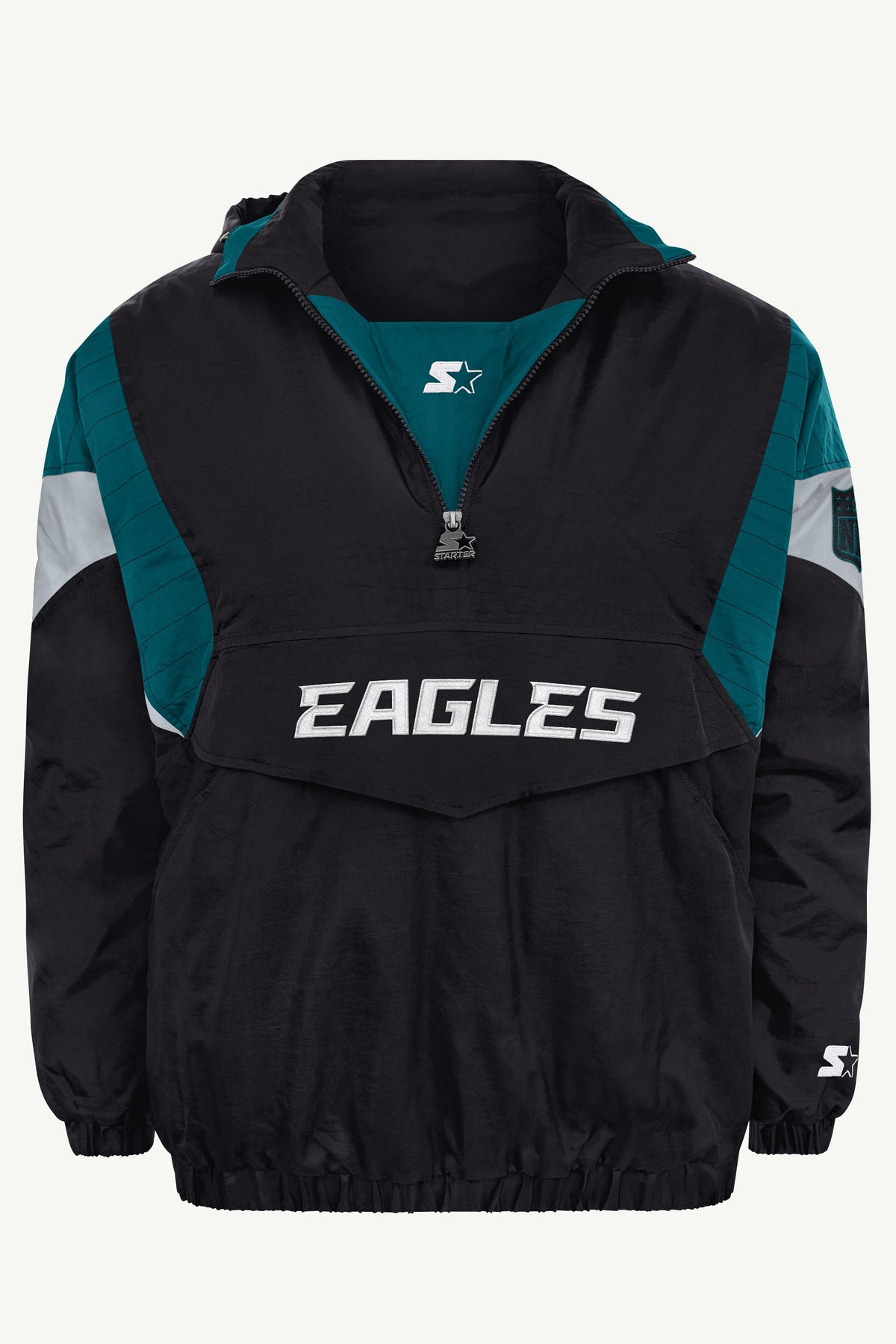 MENS PHILADELPHIA EAGLES BLACK BREAKAWAY JACKET View 2 MENS PHILADELPHIA EAGLES BLACK BREAKAWAY JACKET View 2