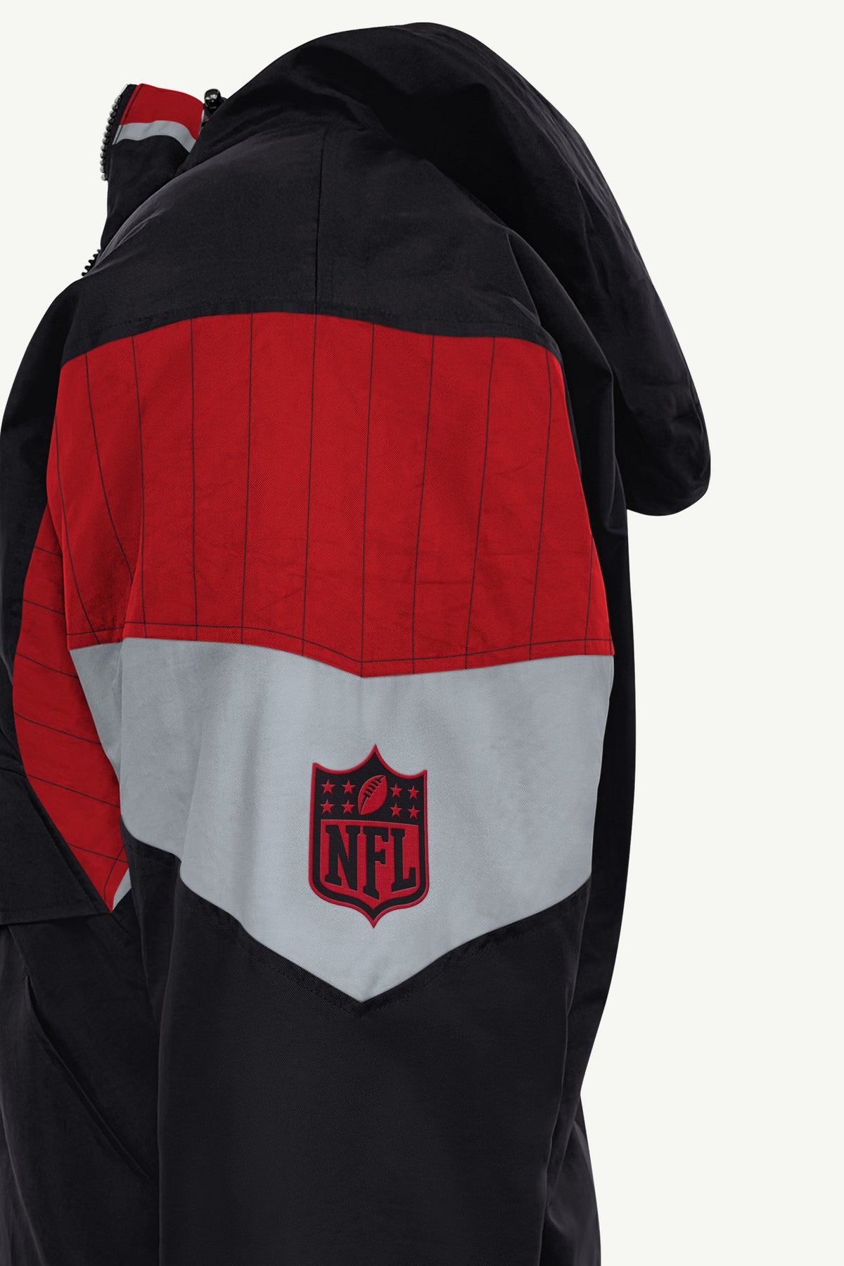 MENS ATLANTA FALCONS BLACK BREAKAWAY JACKET View 5 | Atlanta Falcons MENS ATLANTA FALCONS BLACK BREAKAWAY JACKET View 5 | Atlanta Falcons